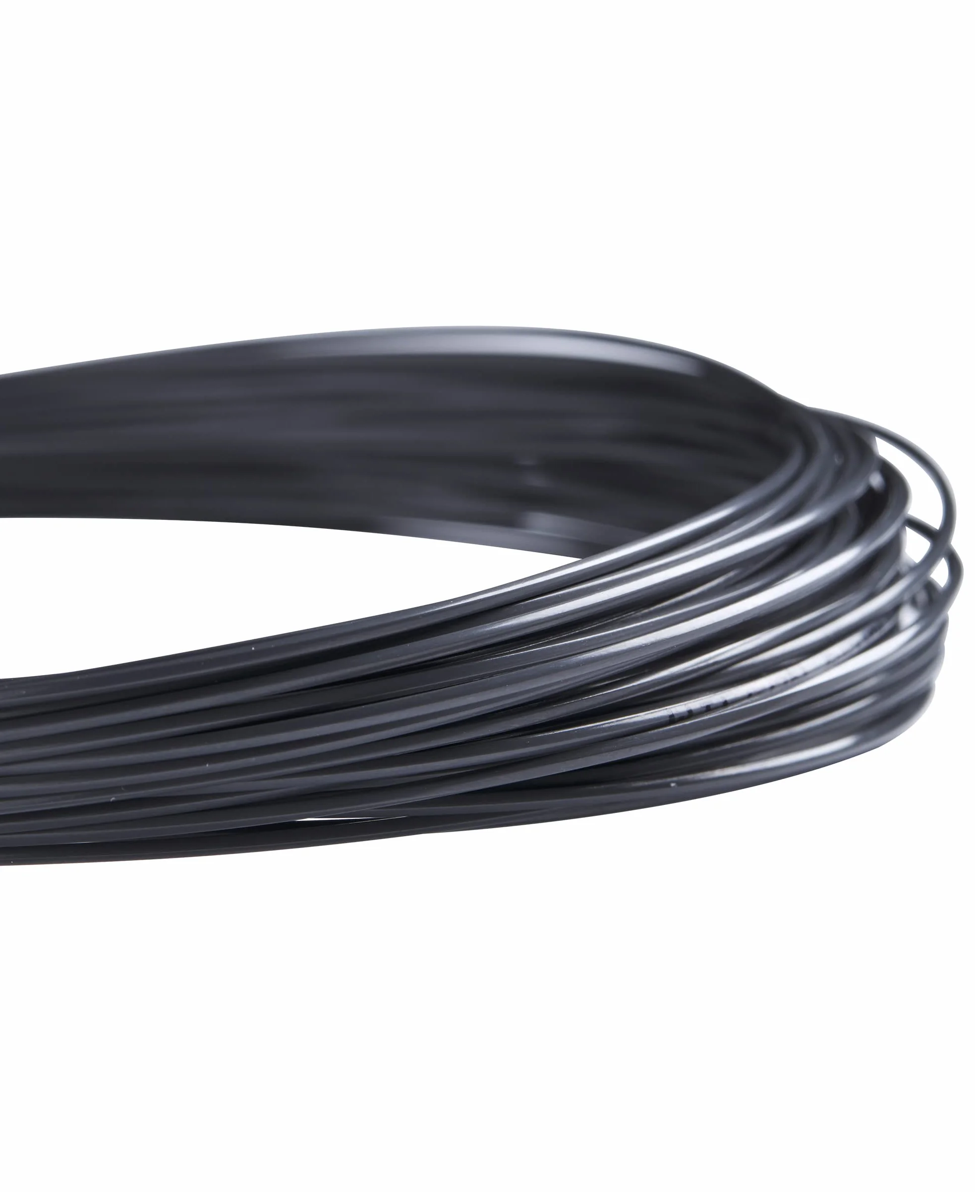 WILSON Cordages de Raquettes, Revolve Spin, Rouleau de 2 mètres, Noir, 1,25 mm, Unisexe, WRZ908100