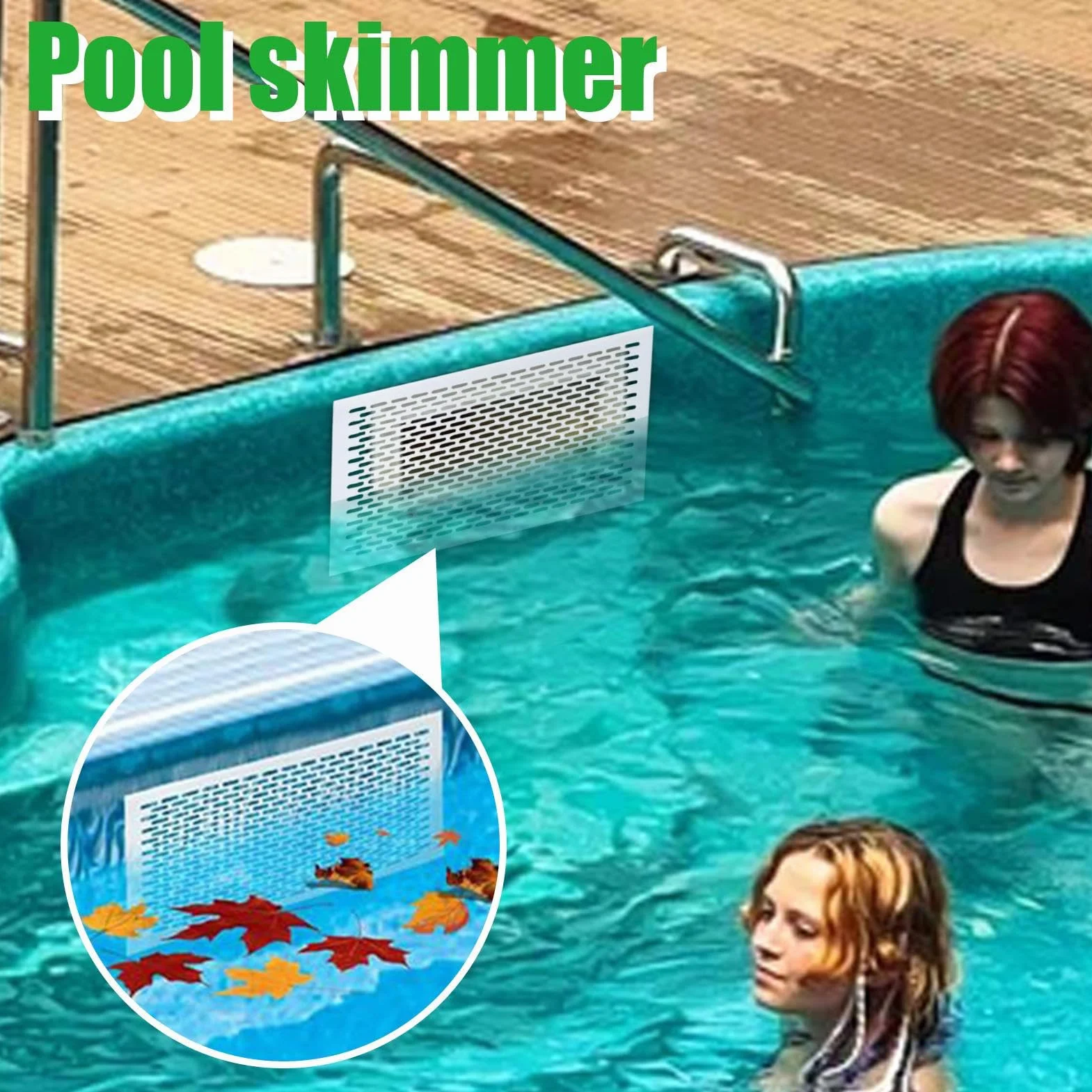 Écran de Protection pour Skimmer de Piscine - Filet Anti-Feuilles Anti-Débris