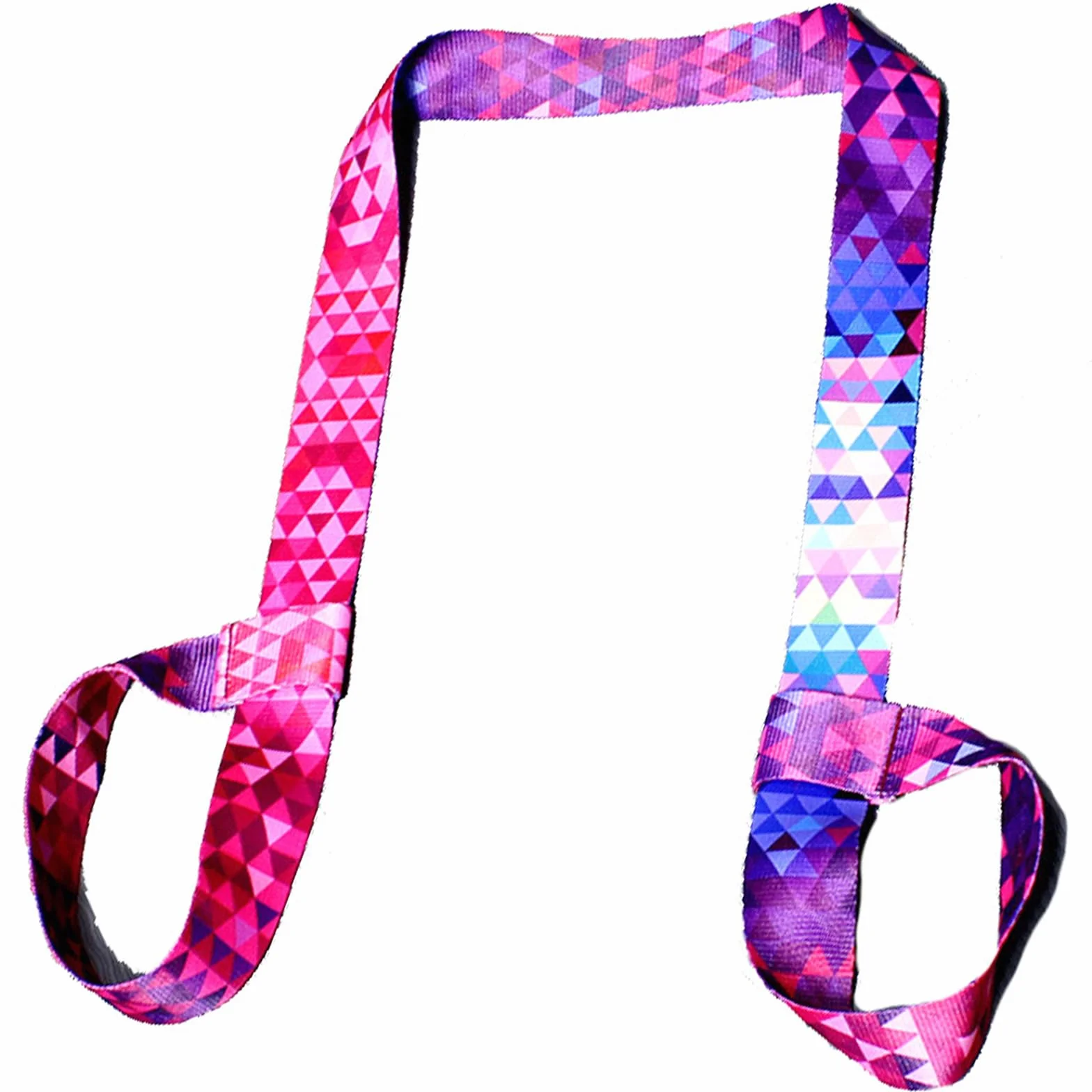 160cm Sangle Yoga, Fitness Materiel, Resistance Band, Sangle de Transport Imprimée,Sangle de Tapis de Yoga, pour Tapis de Yoga,Exercices,Fitness