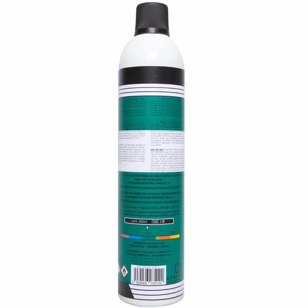 Swiss Arms Bouteille de gaz Blowback GBB NBB 130 PSI Silicone 600 ML