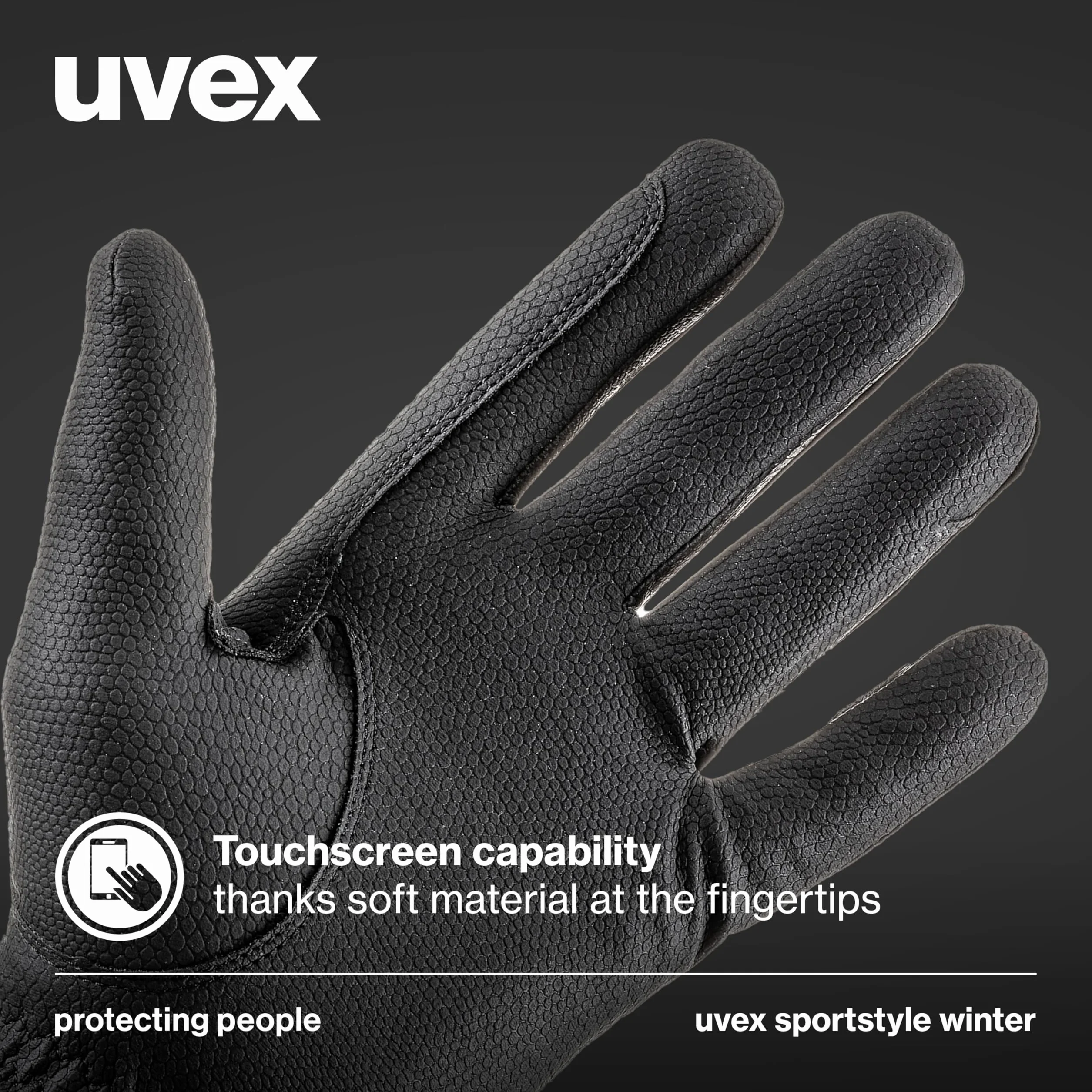 Uvex Sportstyle Winter - Gants d’équitation Élastiques pour Hommes et Femmes - Excellente Adhérence et Durable - Isolation Thinsulate