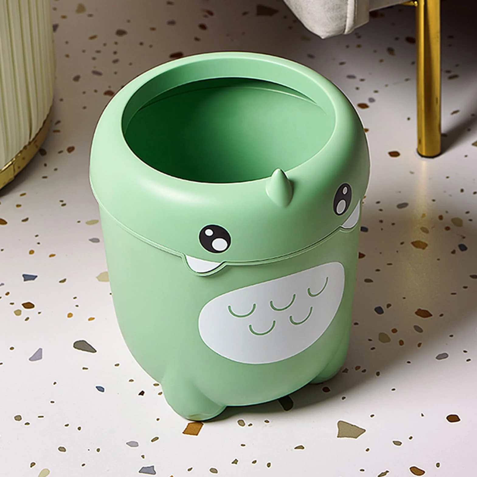 Poubelle Enfant Salle de Bain - Corbeille Cartoon Portable Mignon