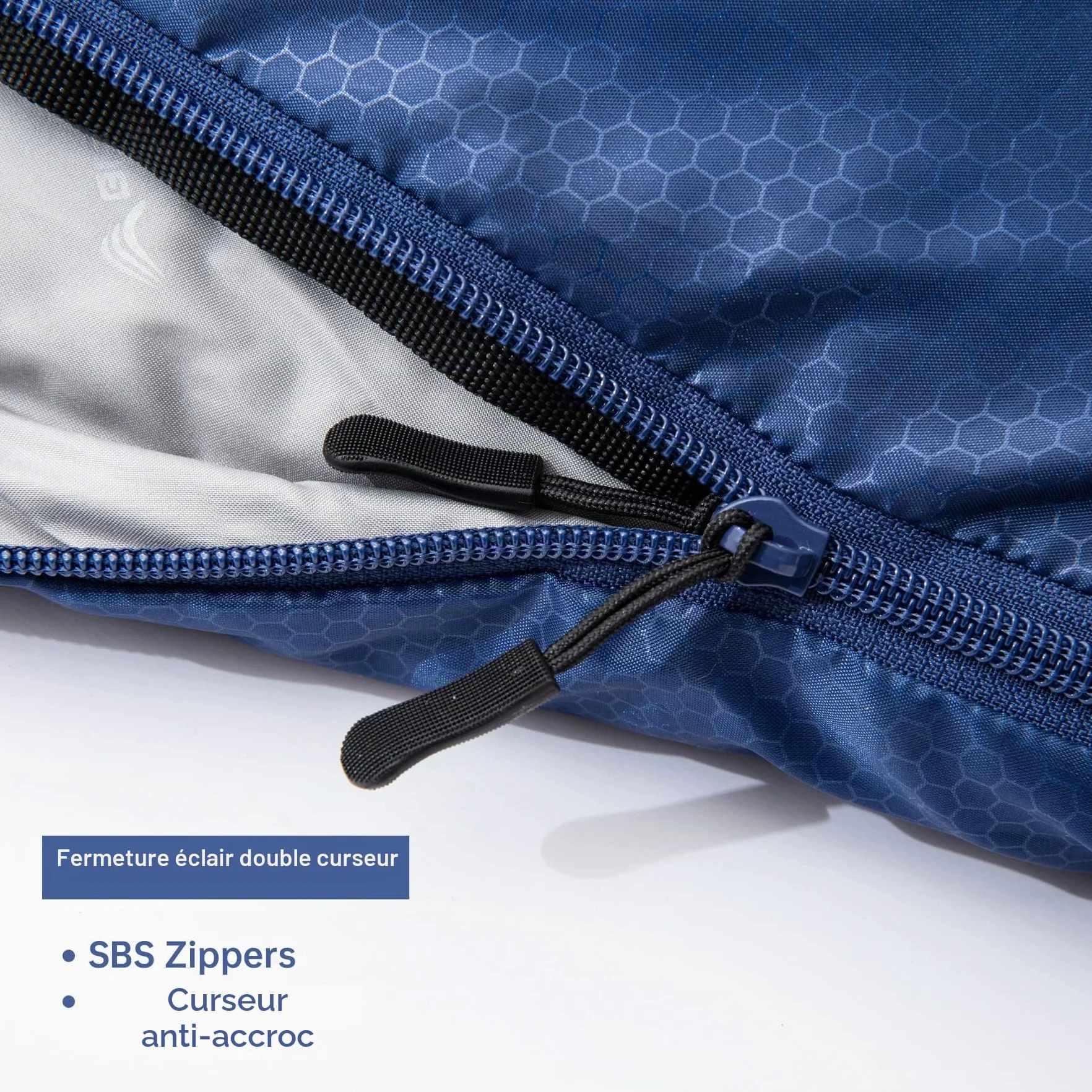 BISINNA Sac de Couchage XXL pour Adultes Grands et Grands, Taille 3-4, Chaud et Confortable, imperméable, léger, idéal pour Le Camping, la randonnée, la randonnée