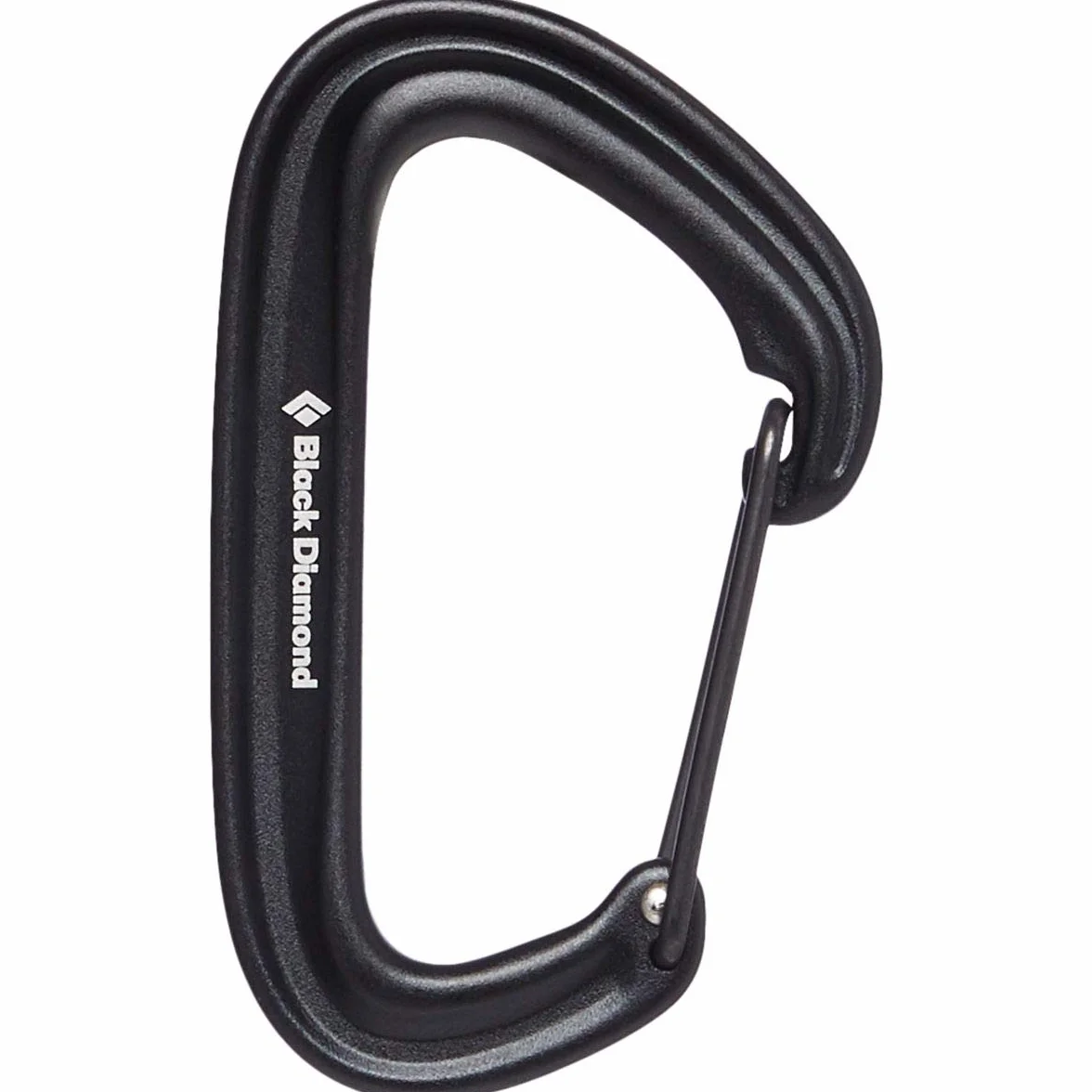 Black Diamond Litewire - Mousqueton Noir - Mousqueton Robuste et léger - Taille Unique - Couleur : Noir