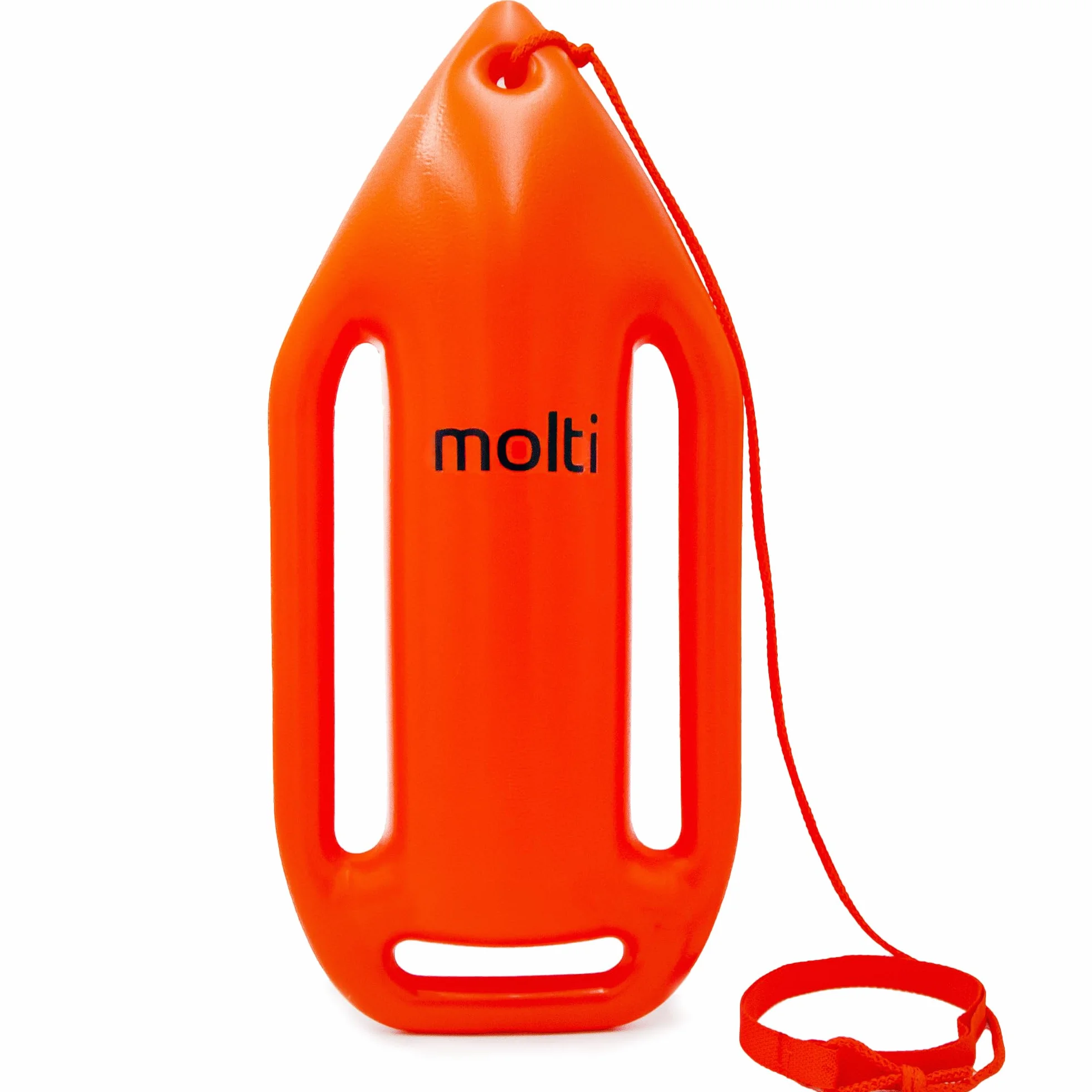 molti Bouée de natation 51 x 23 cm, aide à la natation avec corde de remorquage de 130 cm, pour enfants et adultes, bouée de sécurité imperméable pour eau libre, entraînement de natation, plage