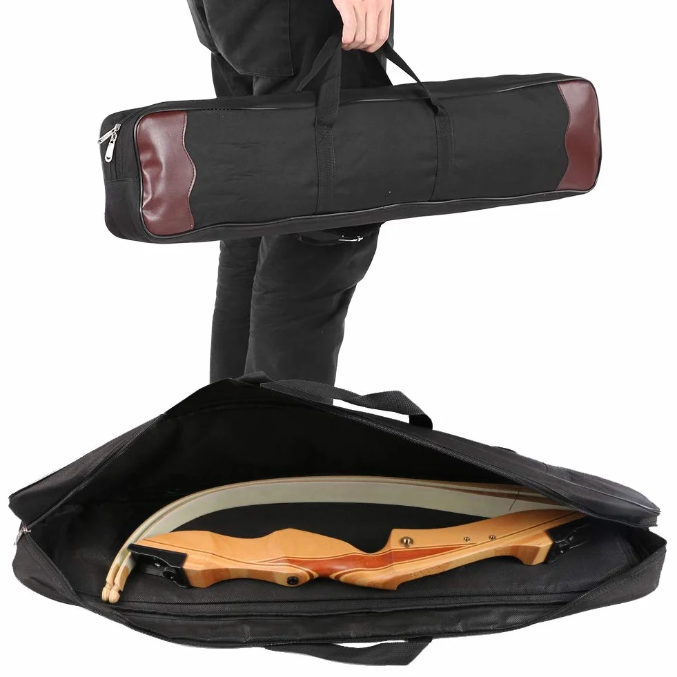 POENVFPO Sac à Arc, Étui de Rangement en Nylon, Grande Capacité, Bandoulière Réglable pour Tir à l'arc en Extérieur