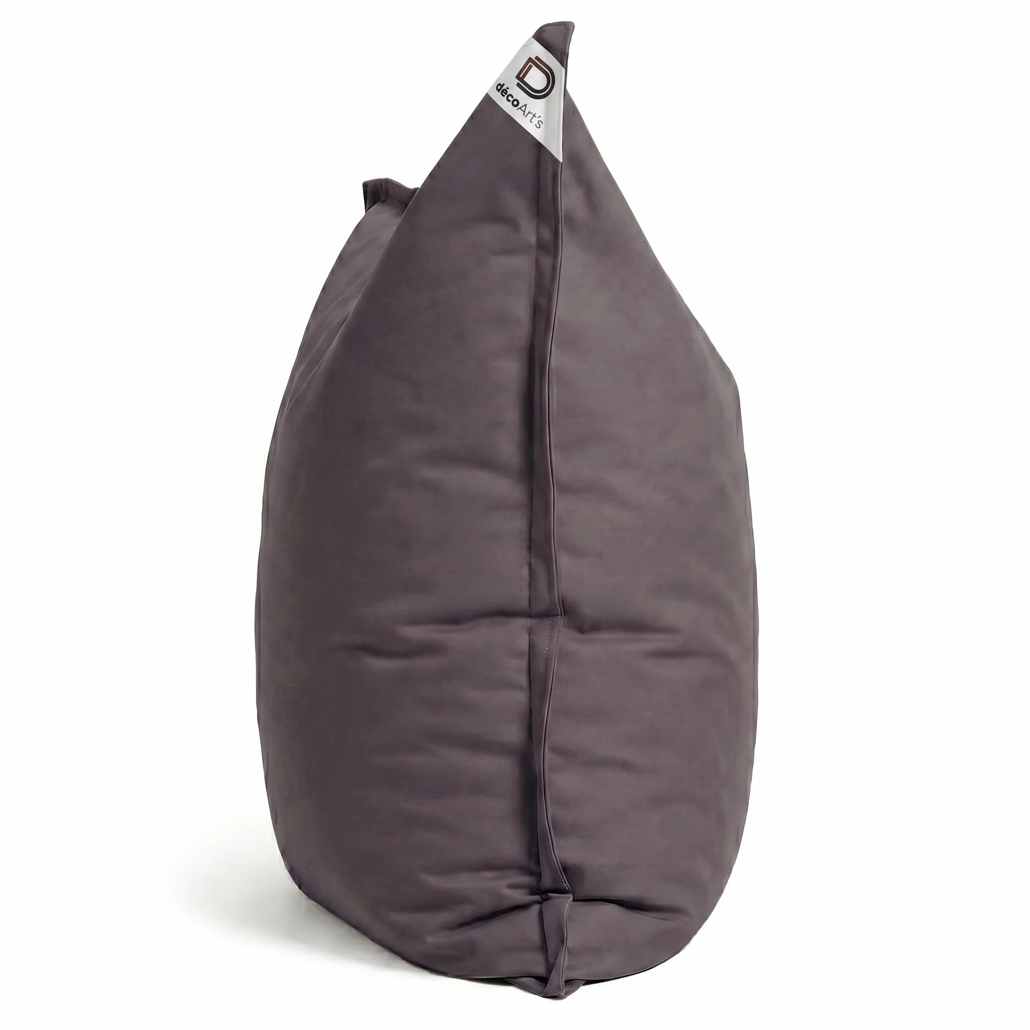 Housse Pouf Géant XXL 180x140cm AntiUV Déhoussable Gris Carbone