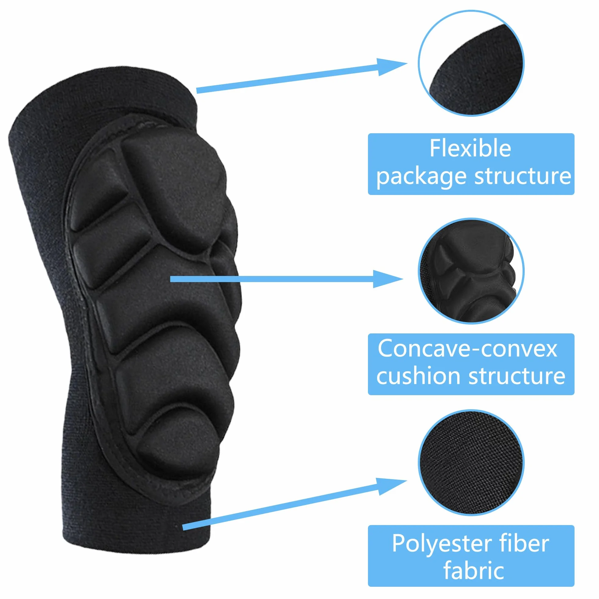 Lot de 2 Coudières de Boxe Muay Thai Protège-Coudes Maintien Stable Coudière Boxe Antichocs avec Mousse EVA Anatomique, Tissu Respirant Élastique, pour MMA, Muay Thai, Taekwondo