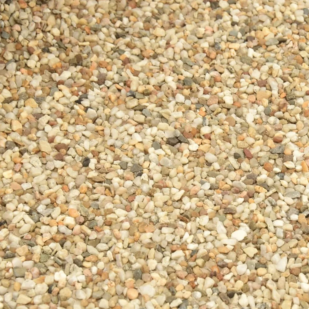 Tomostar Revêtement de Pierre Tapis Gravillonnée Sable Naturel 100x40 cm