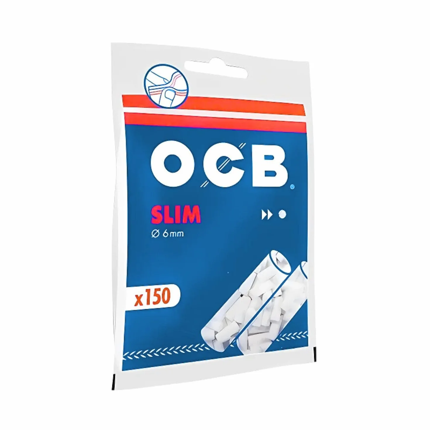 OCB Tabac du Bassigny Filtres Slim Lot de 10 Paquets 150 Filtres