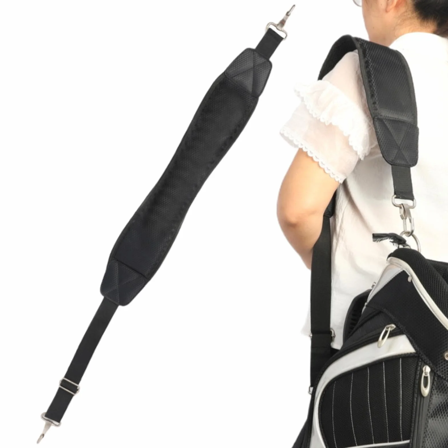 Bandoulière de rechange pour sac de golf, sangle antidérapante rembourrée réglable