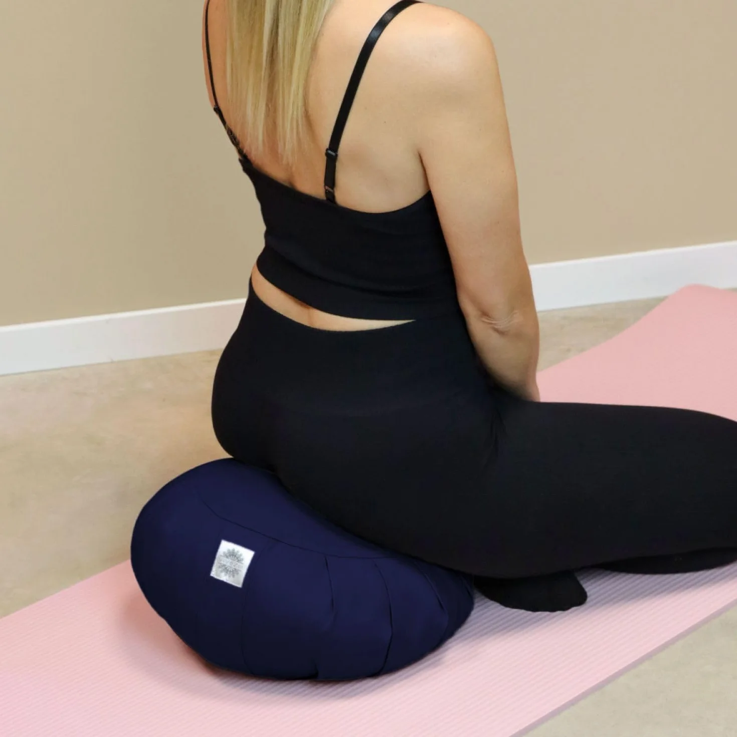 Vivezen - Pouf, zafu, coussin de méditation, yoga - Rond - 38 x 38 x 13 cm - Plusieurs coloris