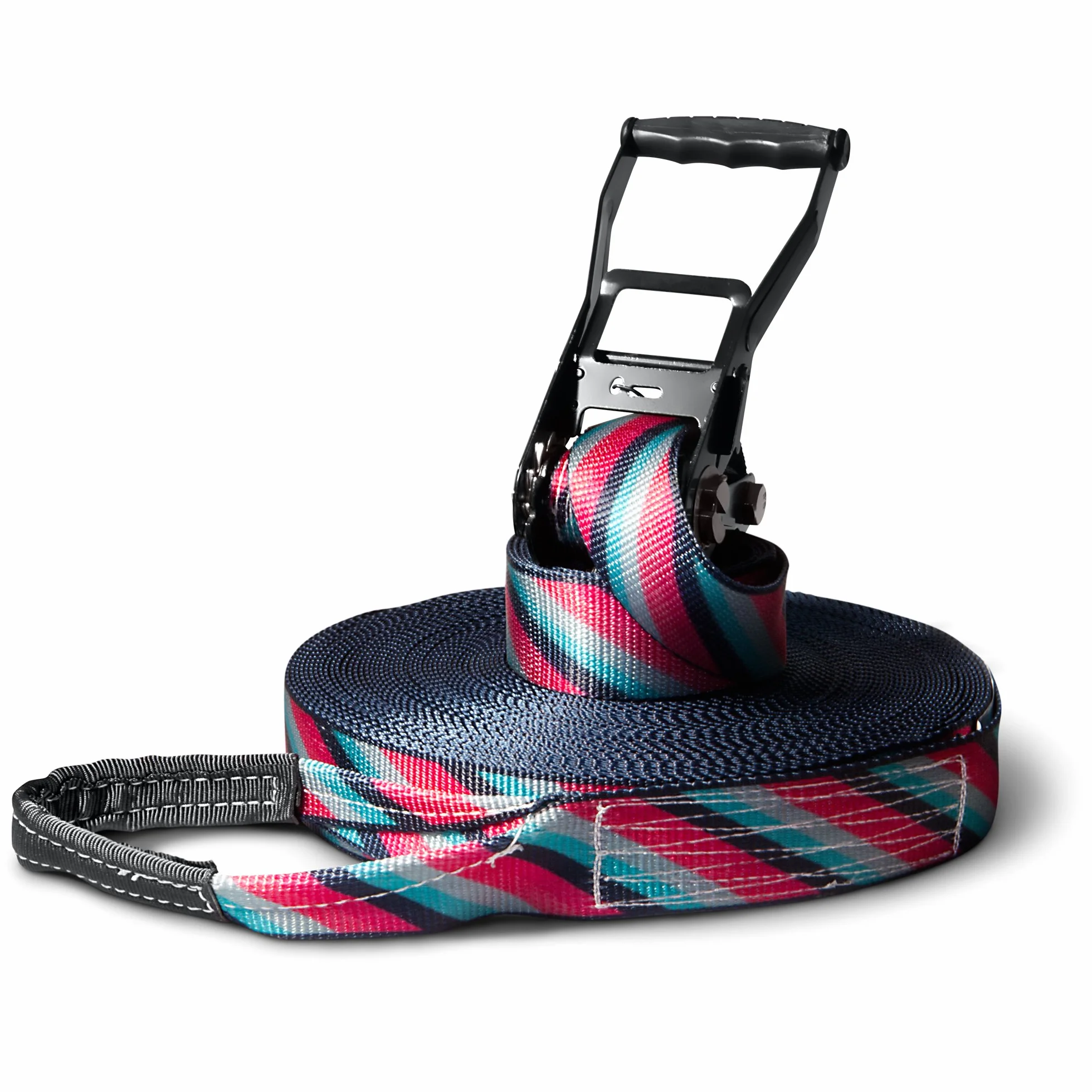 Slackline Kit Complet de 35 mètres de Long pour Enfants, débutants, intermédiaires et Professionnels, avec Sac de Transport