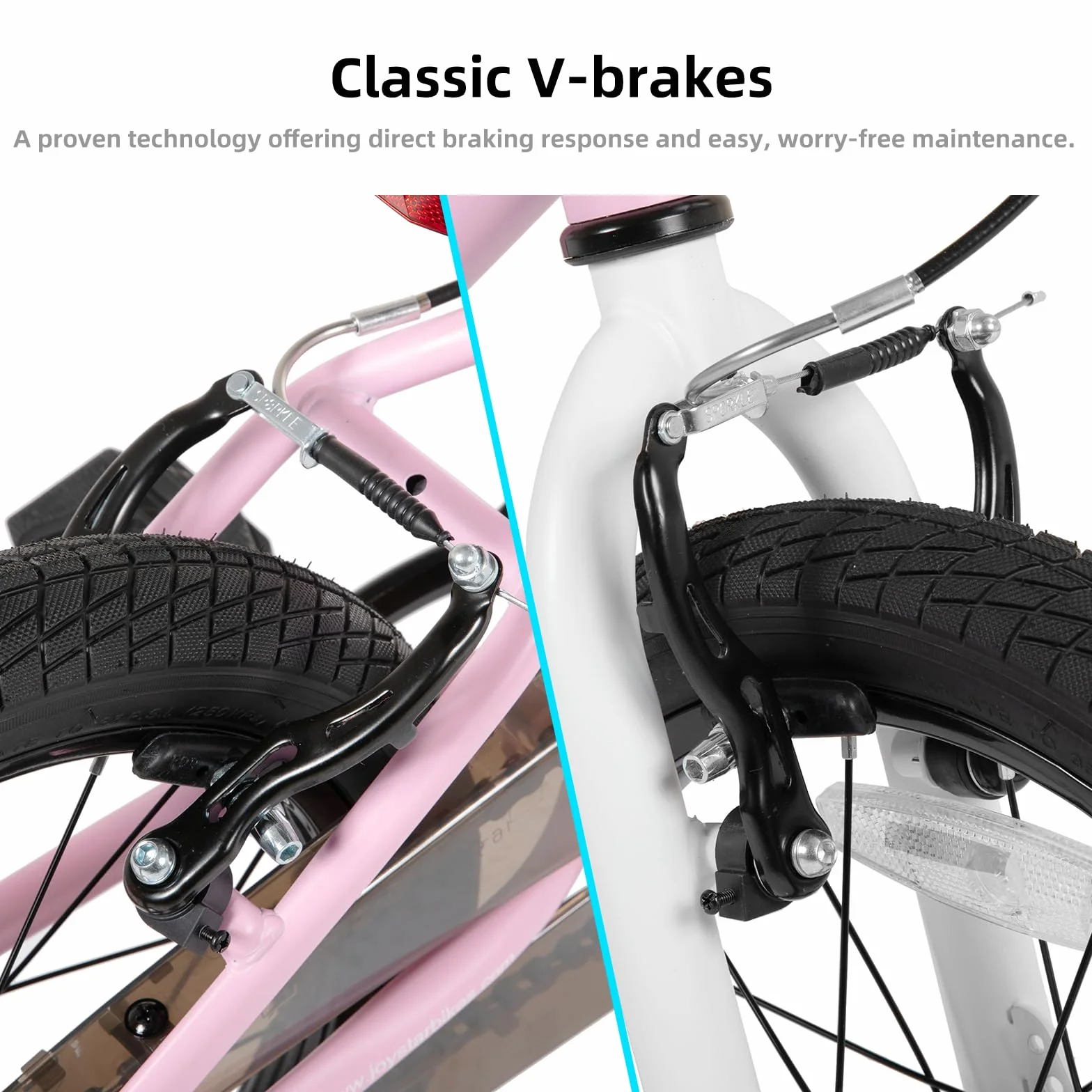 JOYSTAR Vélo pour Enfants Lomand avec Roues d'appui (14/16/18/20 Pouces), vélo pour garçons et Filles âgés de 3 à 11 Ans, Disponible en Plusieurs Couleurs