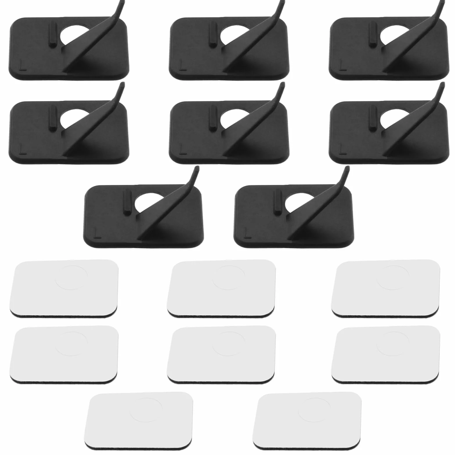 8Pcs Support Flèche Main Gauche Plastique Repose-Flèche Autoadhésif Autocollant Accessoires pour Chasse Tir Ciblage