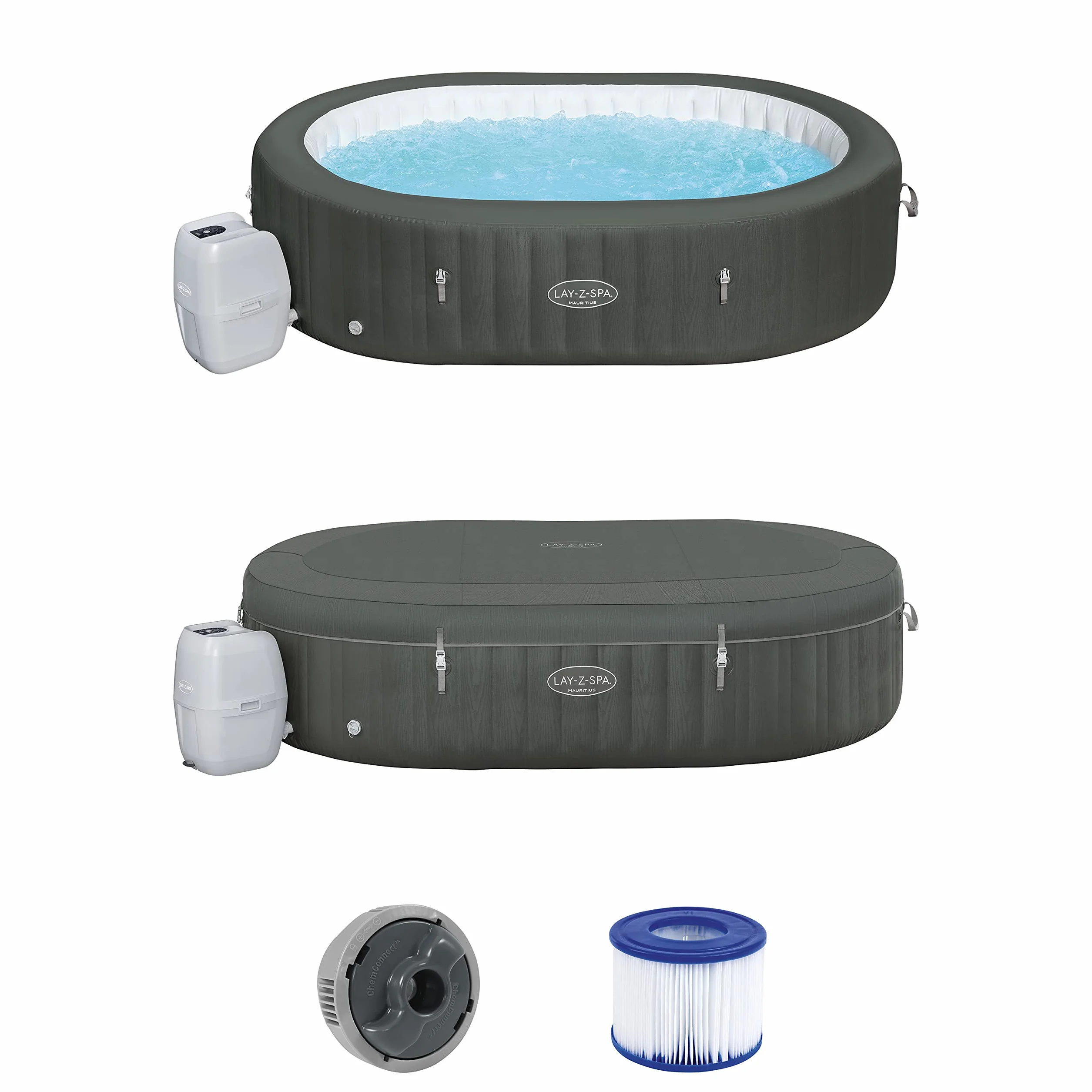 Bestway Lay-Z-Spa Mauritius Airjet 270 x 180 x 71 cm 5-7 Personnes