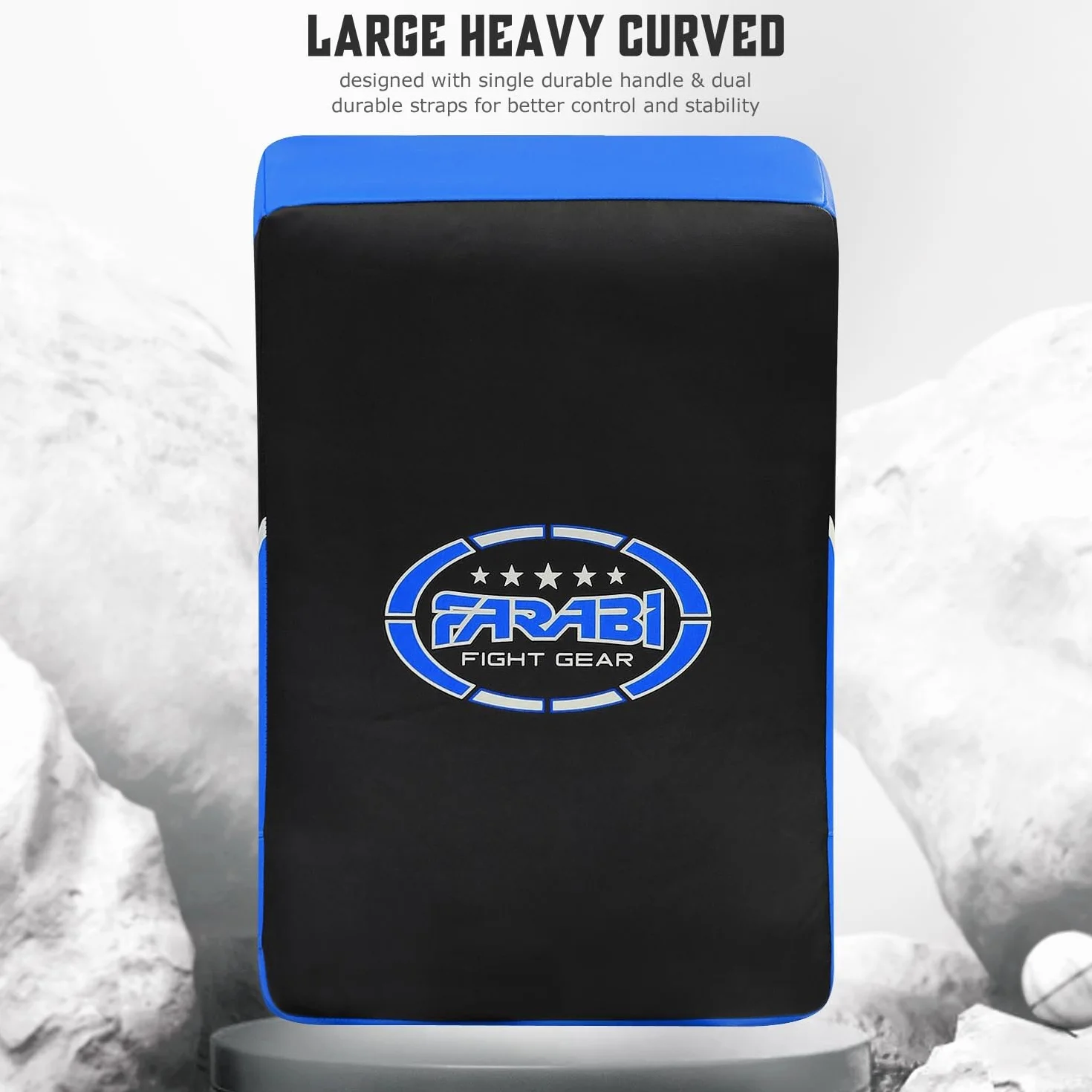 Farabi Sports Bouclier de Frappe MMA Muay Thai Arts Martiaux Hook & Jab Boxe Bouclier Training Target pao Kick Frappe Bouclier pao x 1 unité