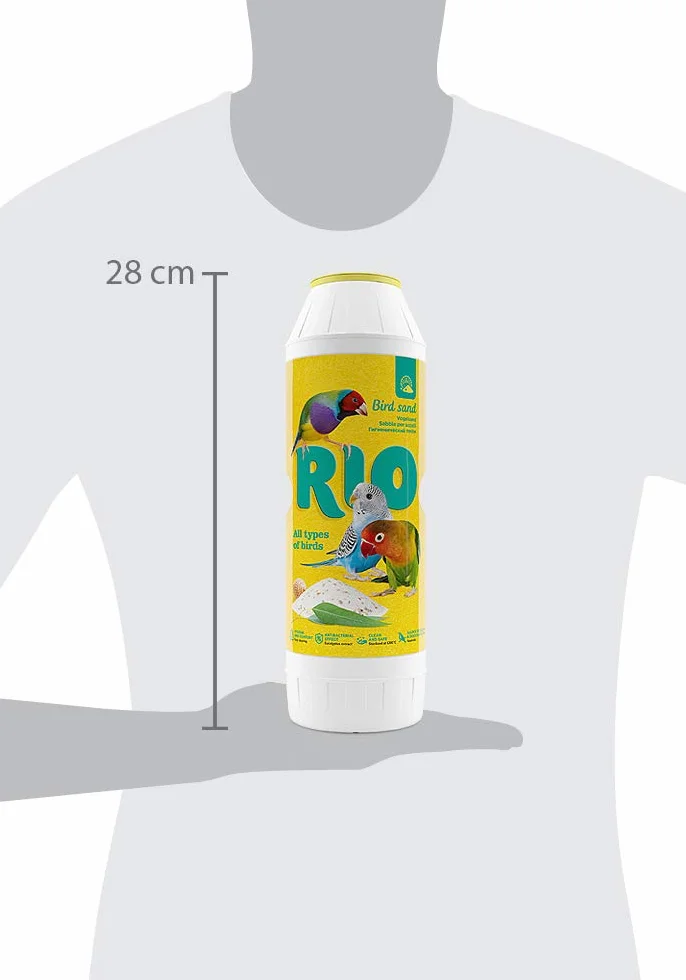 RIO Sable pour Oiseaux 2 kg avec extrait d'eucalyptus et calcaire d'huître