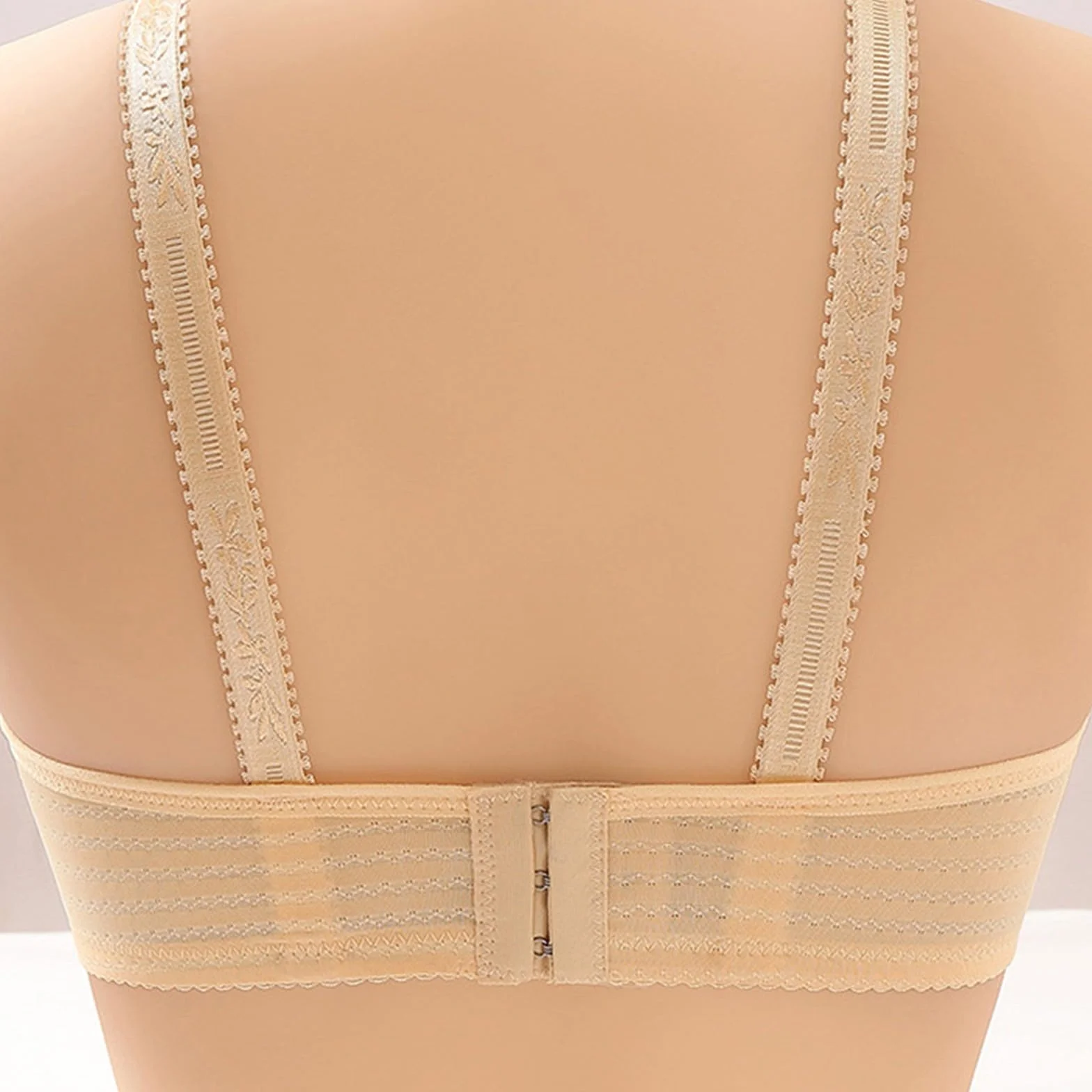 Soutiens-Gorge à Maintien élevé pour Femmes, Bretelles réglables, Couverture complète, sans Armatures, Coton Bio, Dos Nu, Bandeau