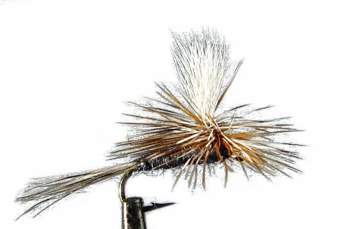 4 x Mouche sèche - ADAMS PARACHUTE - pêche à la truite - Taille au choix