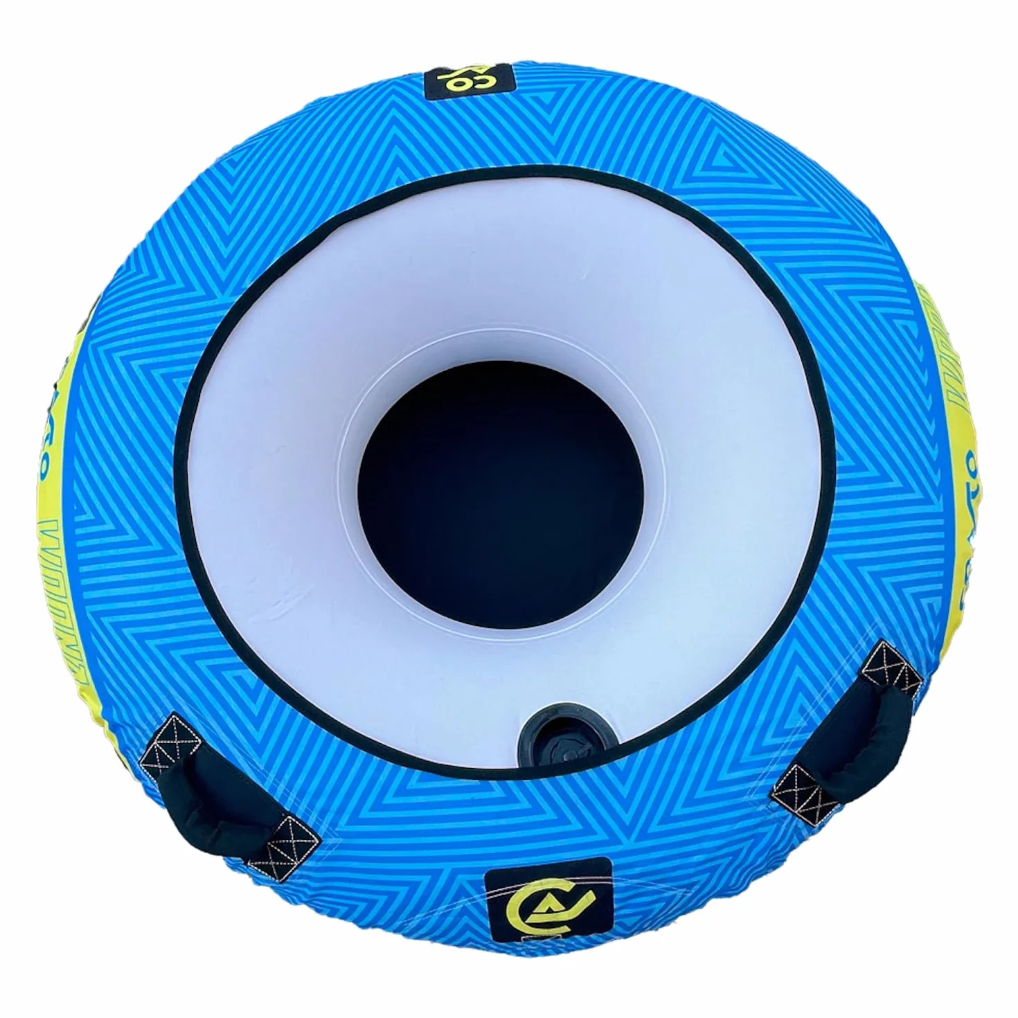 Coasto - Bouée Tractée WOONA 1 Place PB-CBWOONA1 - pour 1 Personne - Gonflable et Tractable - Charge Maximale 70 kg - Forme Donut - Revêtement Résistant - Sac de Rangement Inclus - 137 cm