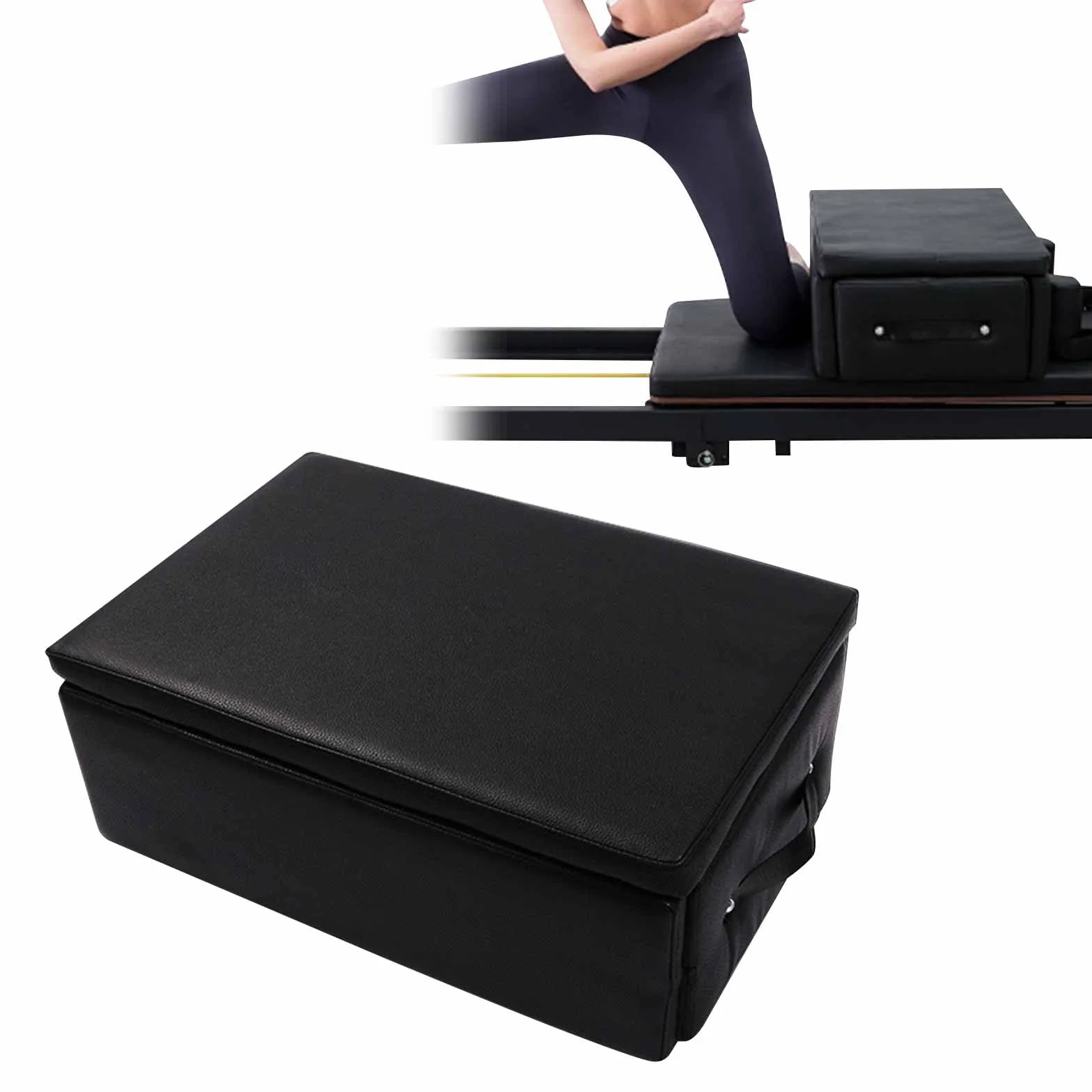 Boîte d'assise Pilates pour Reformer Pilates par Box pour Salle de Sport à Domicile et Studio Professionnel, destinée aux Exercices Pilates