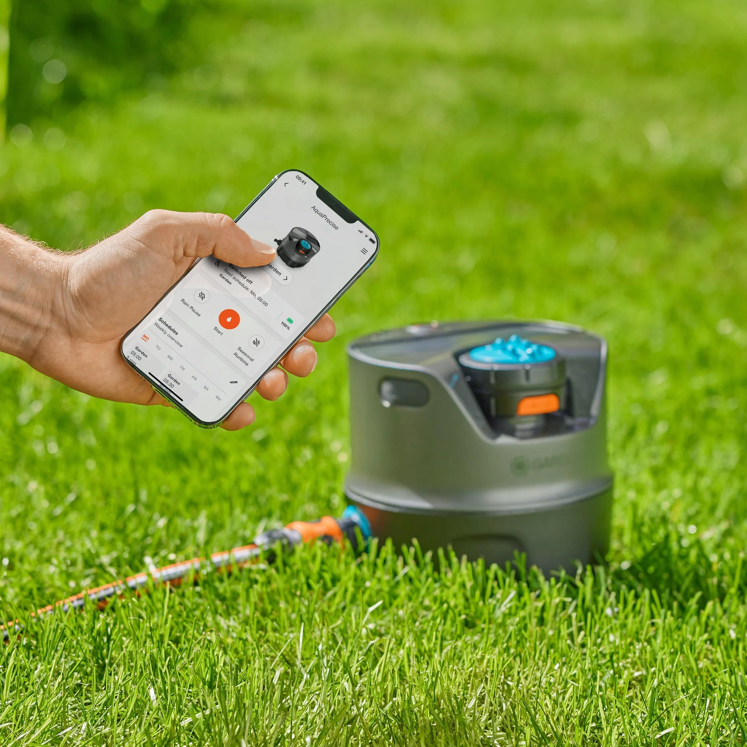 Gardena Système d'arrosage AquaPrecis solaire Bluetooth 320 m² 16000-20