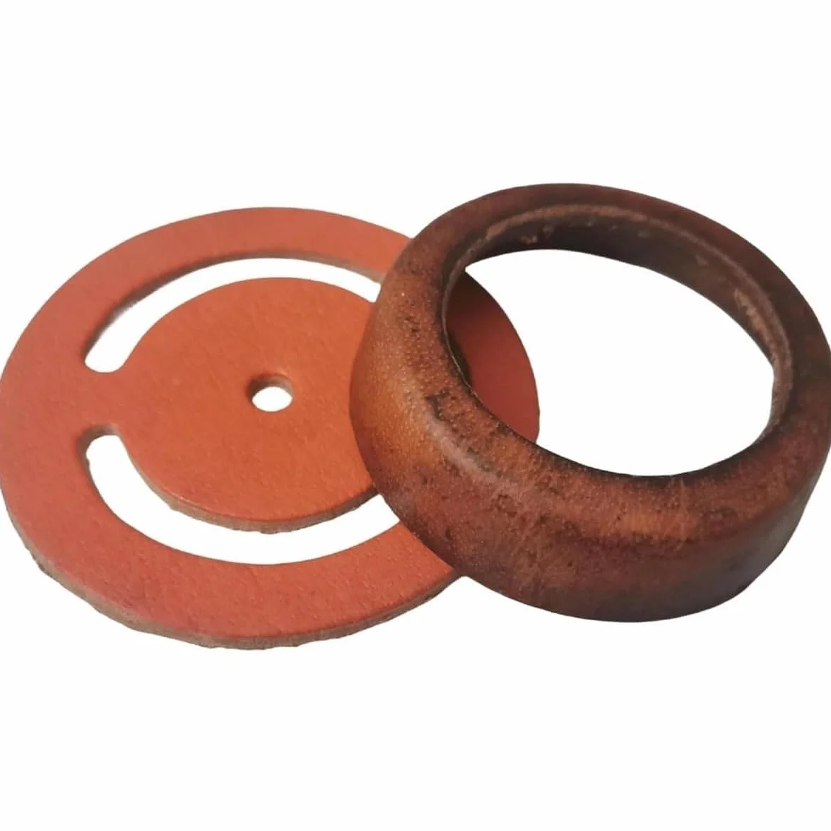 Manchons en cuir pour pompe à bras - Joints de pompe - Pièces de rechange - Marron - Cuir de vachette