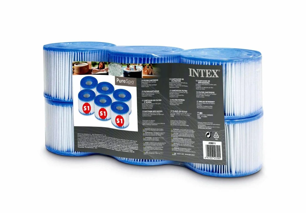 Intex lot de 6 cartouches PureSpa
