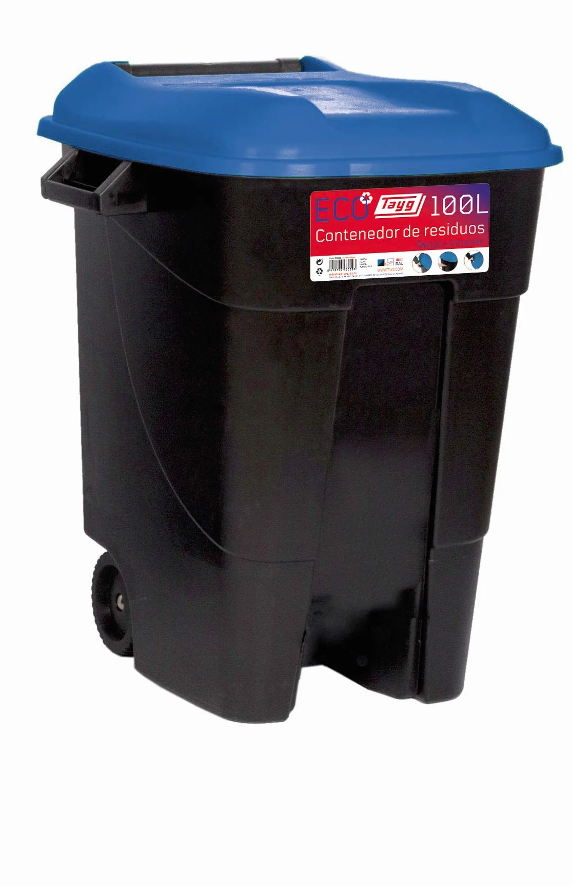 Tayg EcoTayg 100L Conteneur à déchets, Bleu
