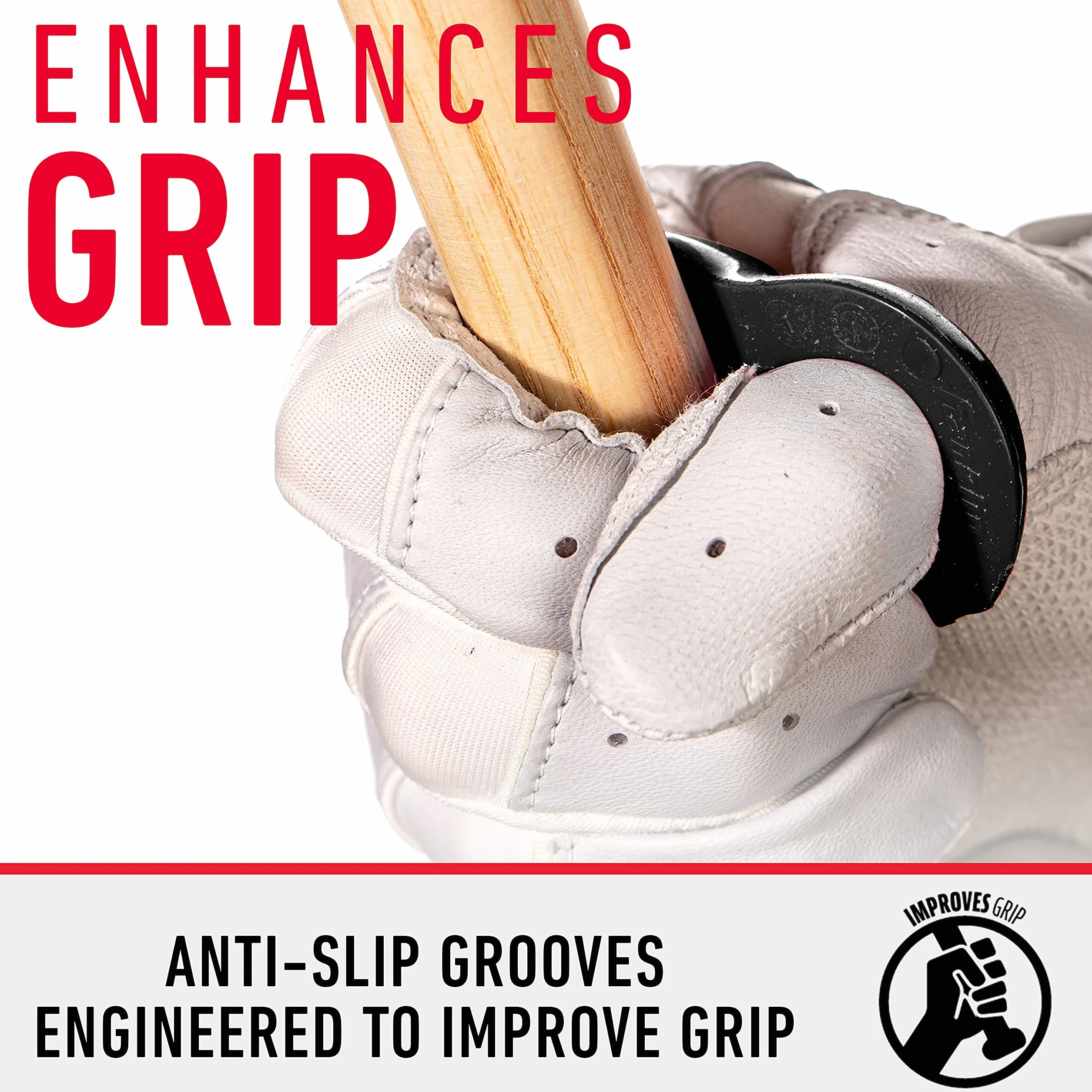 Franklin Sports Balancelle d'entraînement pour Batte de Baseball – Gator Grip Grip Trainer – Aide à la Frappe de Baseball et de Softball – Aligneur de Phalanges et d'entraînement de Swing
