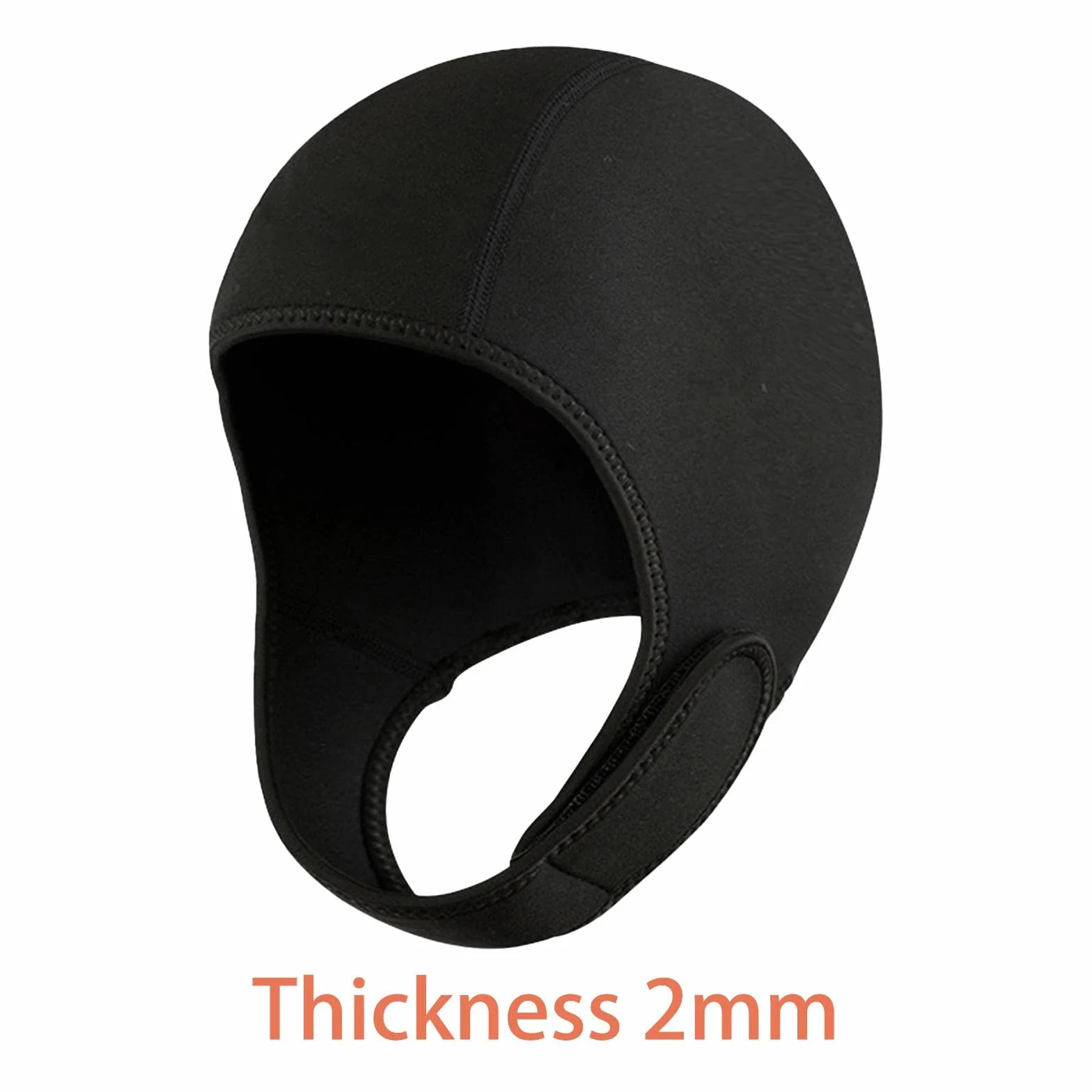 TOOYFUL Capuche De Plongée 2 Mm en Néoprène, Plongée Casquette, Surf Cap, Cagoules De Plongée pour Combinaison De Plongée, Bonnet De Surf, Bonnet De Bain pour Femme, Homme, Surf, Canoë, Voile, Noir