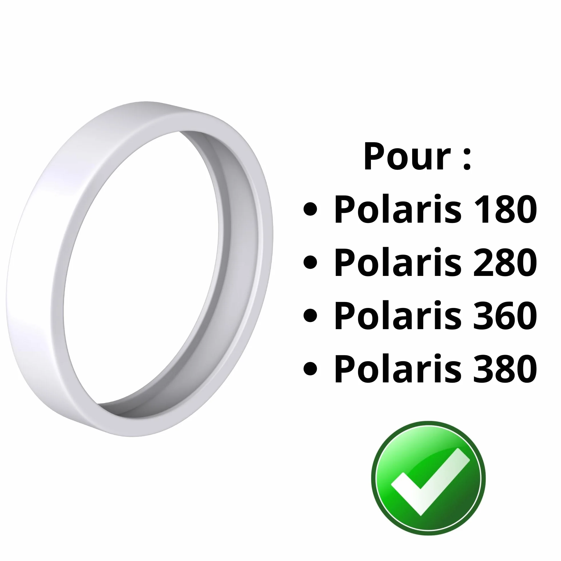 PHONILLICO Lot 3 Pneus Roue Robot Nettoyeur Piscine Polaris 180 280 360 380 Rechange C10/C-10