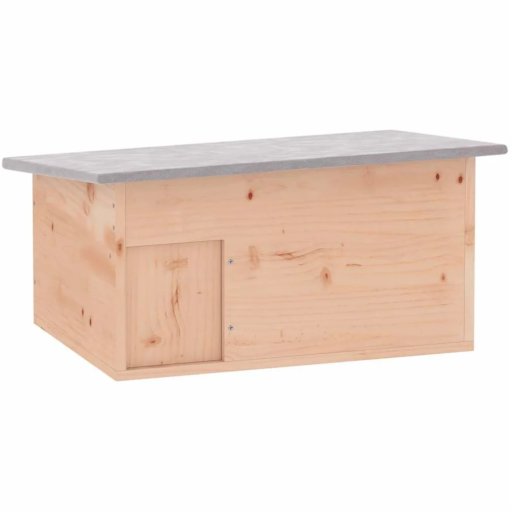 vidaXL Cabane pour Hérisson Bois de Sapin Jardin