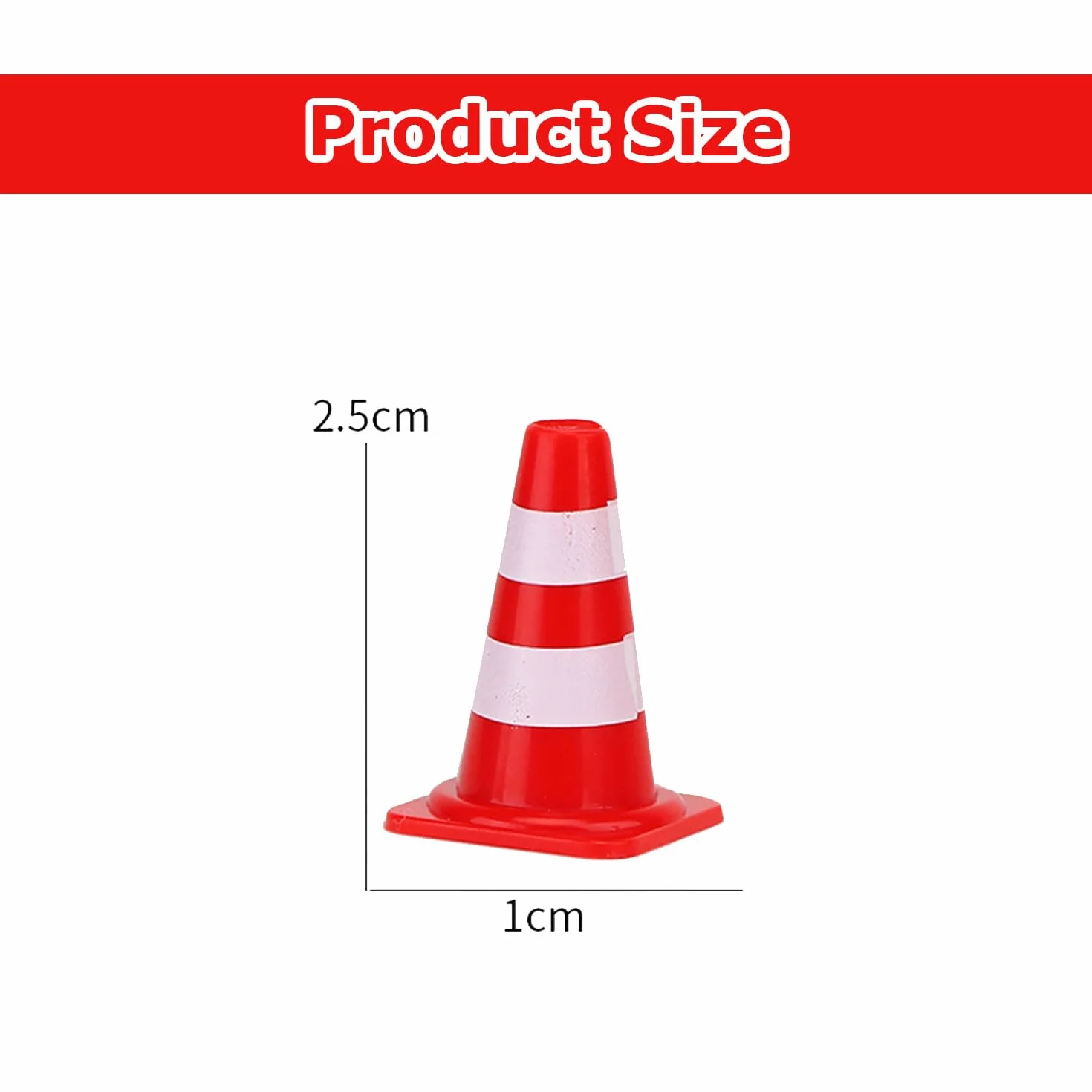 Mini Cônes de Signalisation en Plastique 30 Pièces pour Enfants Jeu de Construction