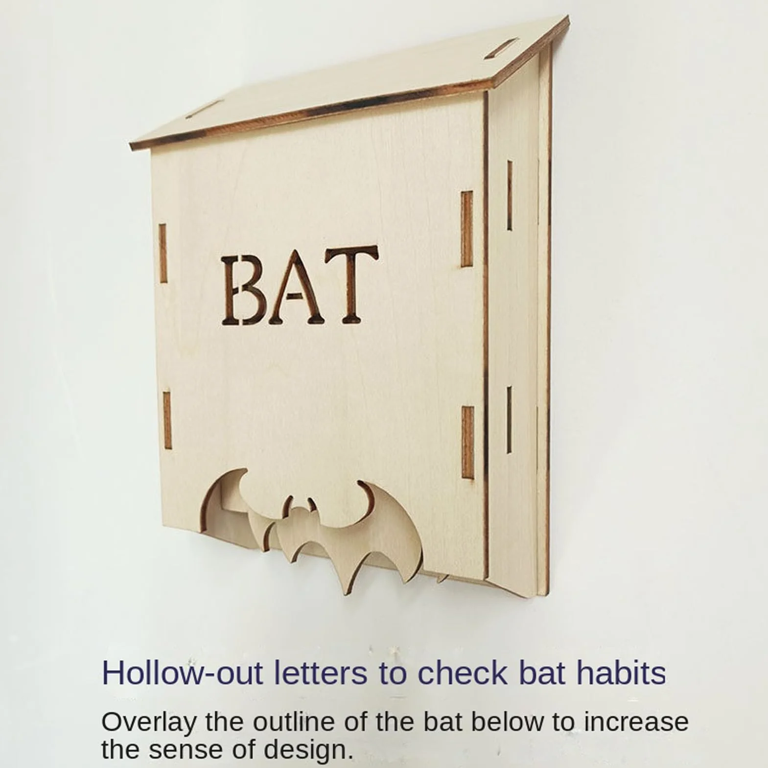 Maison pour Chauves-Souris en Bois résistant aux intempéries pour Jardin et Cour