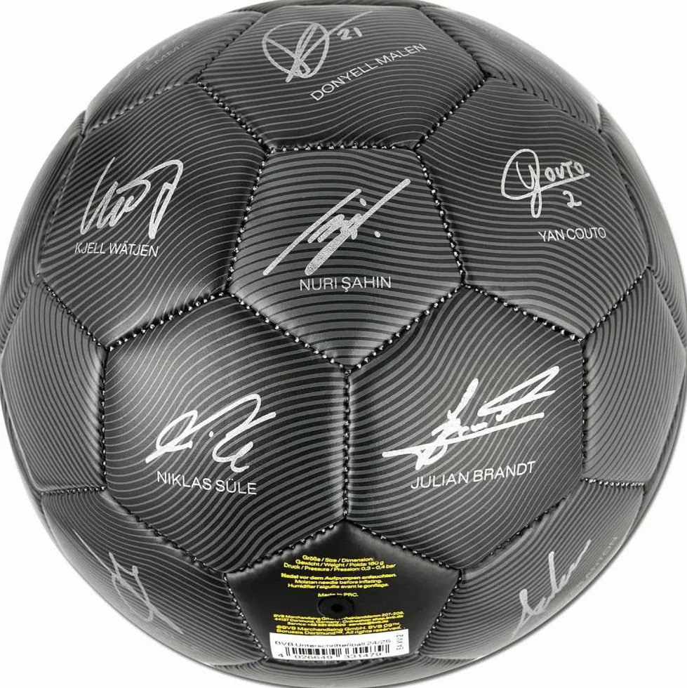 Borussia Dortmund Ballon de Signature BVB 2024/25, Jaune, Taille 5
