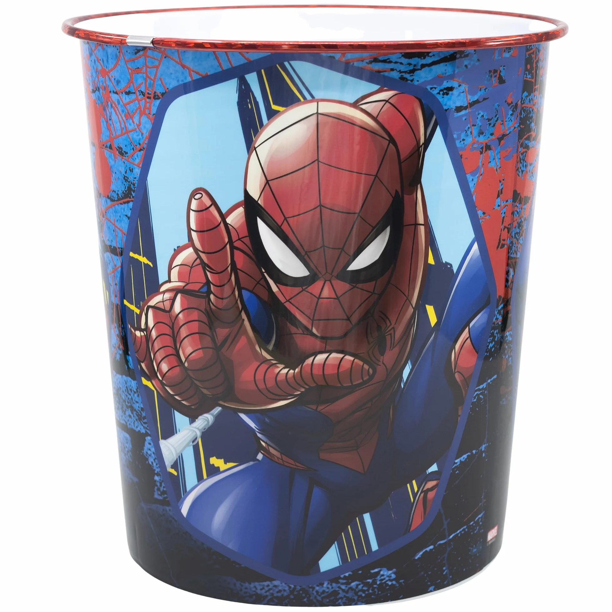 Corbeille à Papier Spider-Man 9923ml - Poubelle Décorative pour Chambre d'Enfant