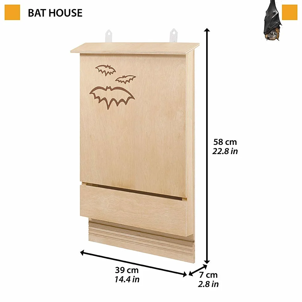 Ferplast Bat House Maison chauve-souris bois FSC Protection moustiques insectes écologique