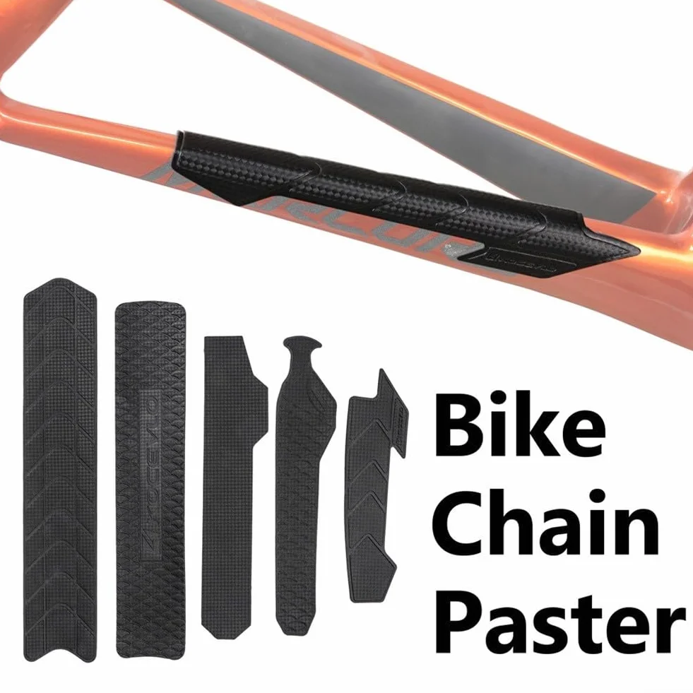 Protection de chaîne en silicone pour cadre de vélo pour éviter les rayures et les dommages causés par l'huile, léger et pour VTT et descente (tube inférieur B)
