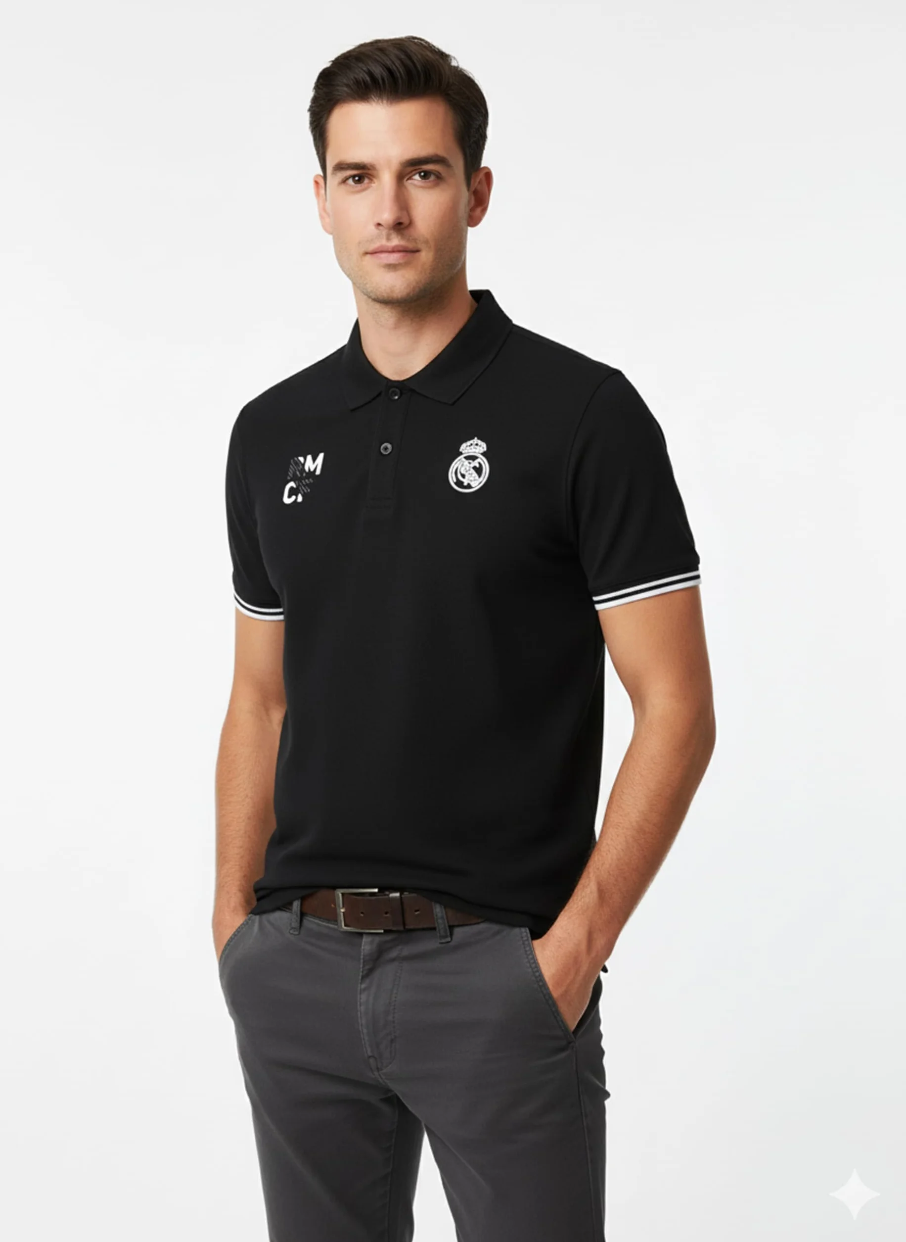 Real Madrid Polo Homme Real - Collection Officielle Football