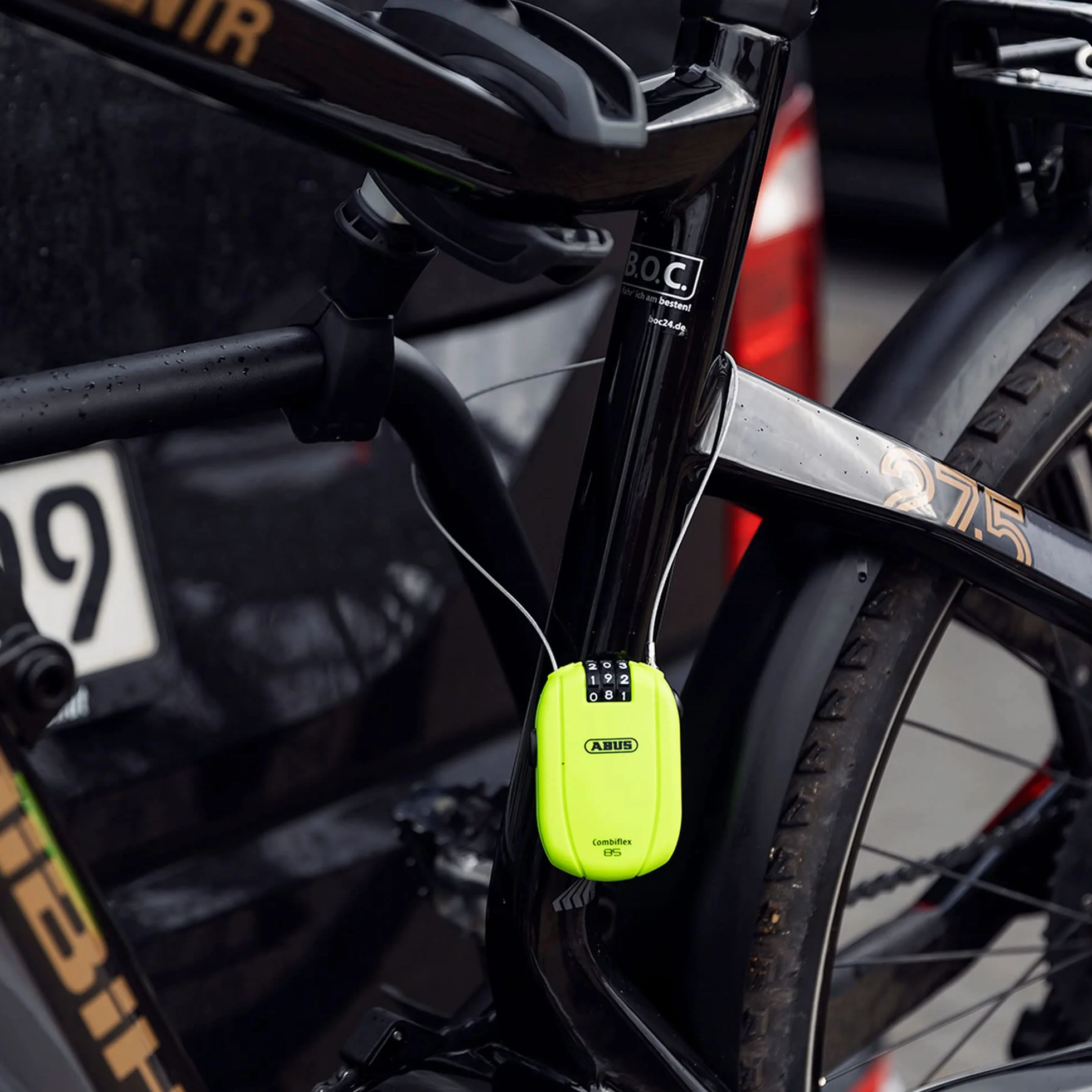 ABUS Antivol à câble Combiflex - Antivol pour sécuriser les skis, le casque, la poussette et les bagages - diverses longueurs et épaisseurs