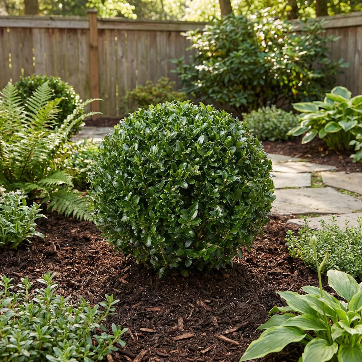 Bloomique Ilex Crenata Jenny Houx japonais Feuillage Persistant Rustique Hauteur 30-40 cm Pot 17 cm