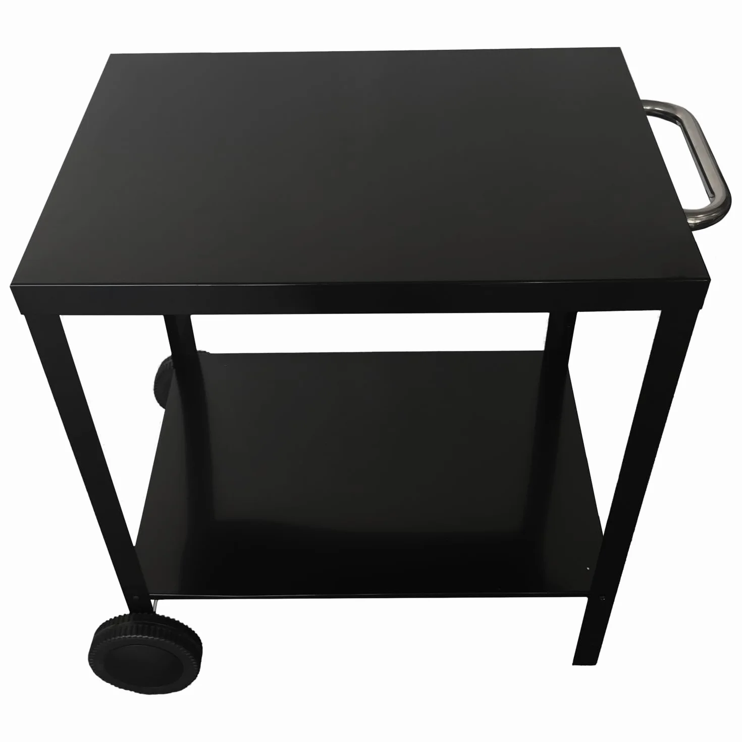 Happy Garden Desserte PORTIMAO Noire pour Plancha Acier avec Roues