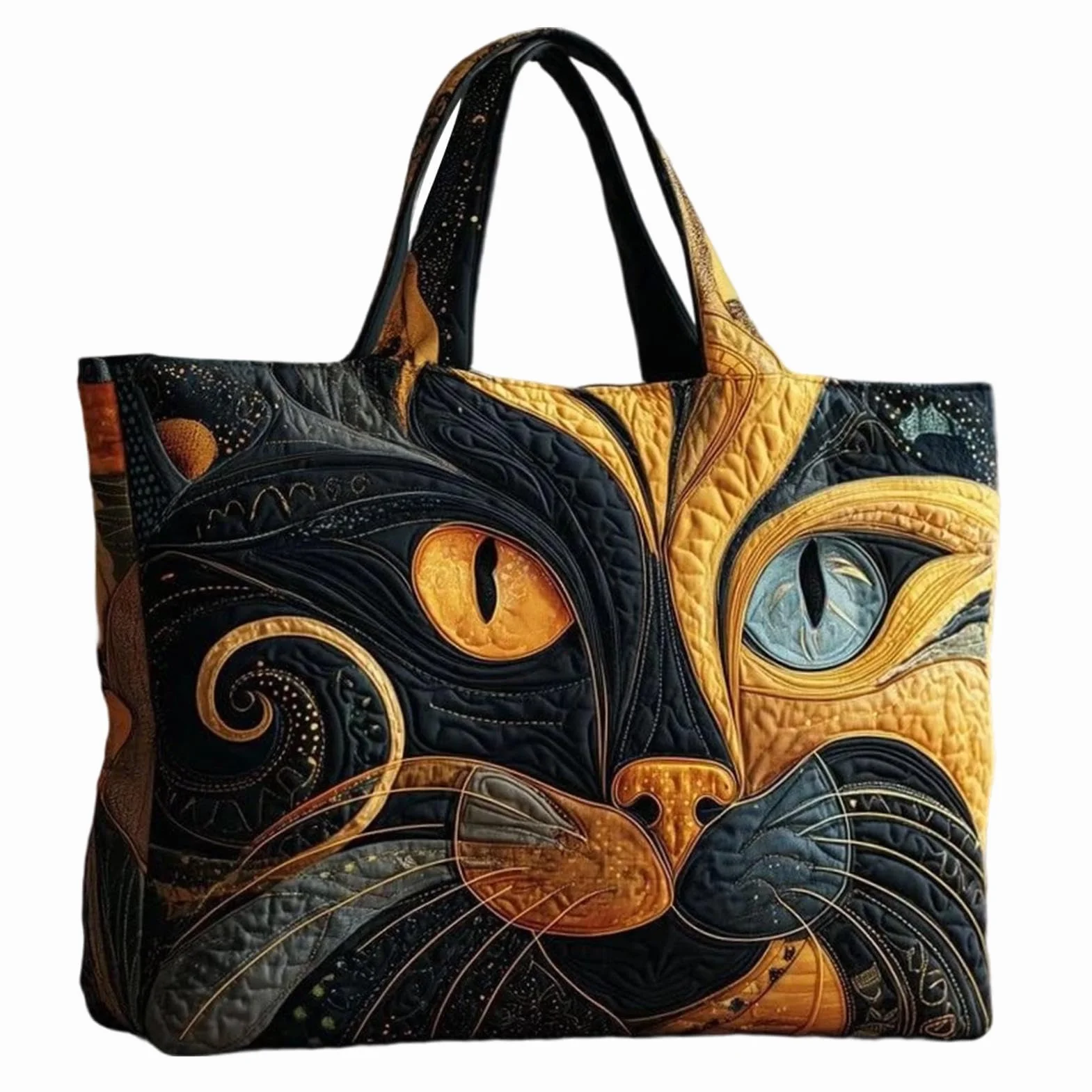 Sac fourre-tout pour femme, motif animaux mignons, pochette légère de grande capacité, sacs à bandoulière élégants, pour le , l'école, le bureau, le travail, les déplacements, le shopping, le