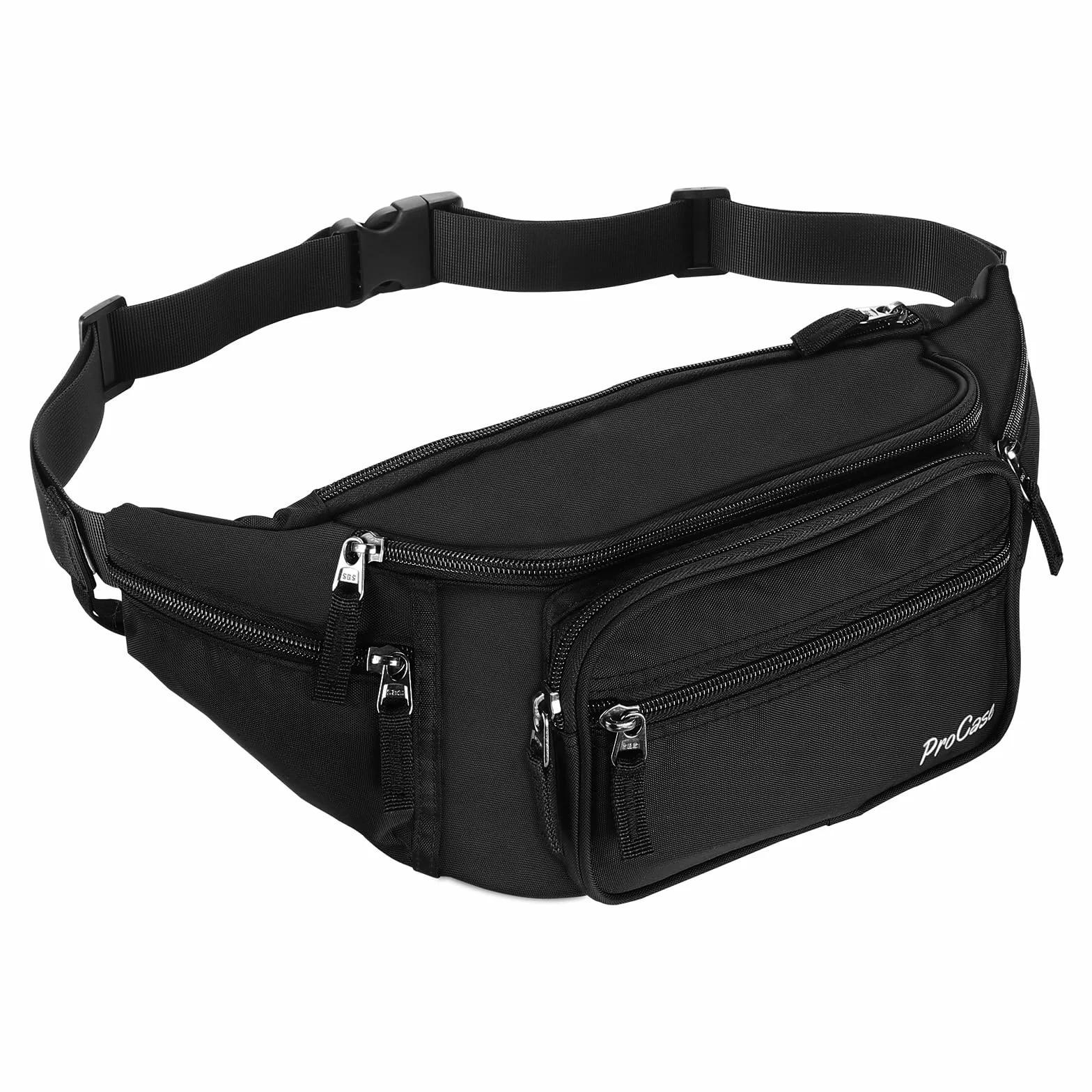 ProCase Sac Banana/Sacoche de Ceinture Homme Femme, Fanny Pack Waist Pack Léger Ville de Sécurité pour Voyage, Sac à Taille pour Randonnée Outdoor Sport