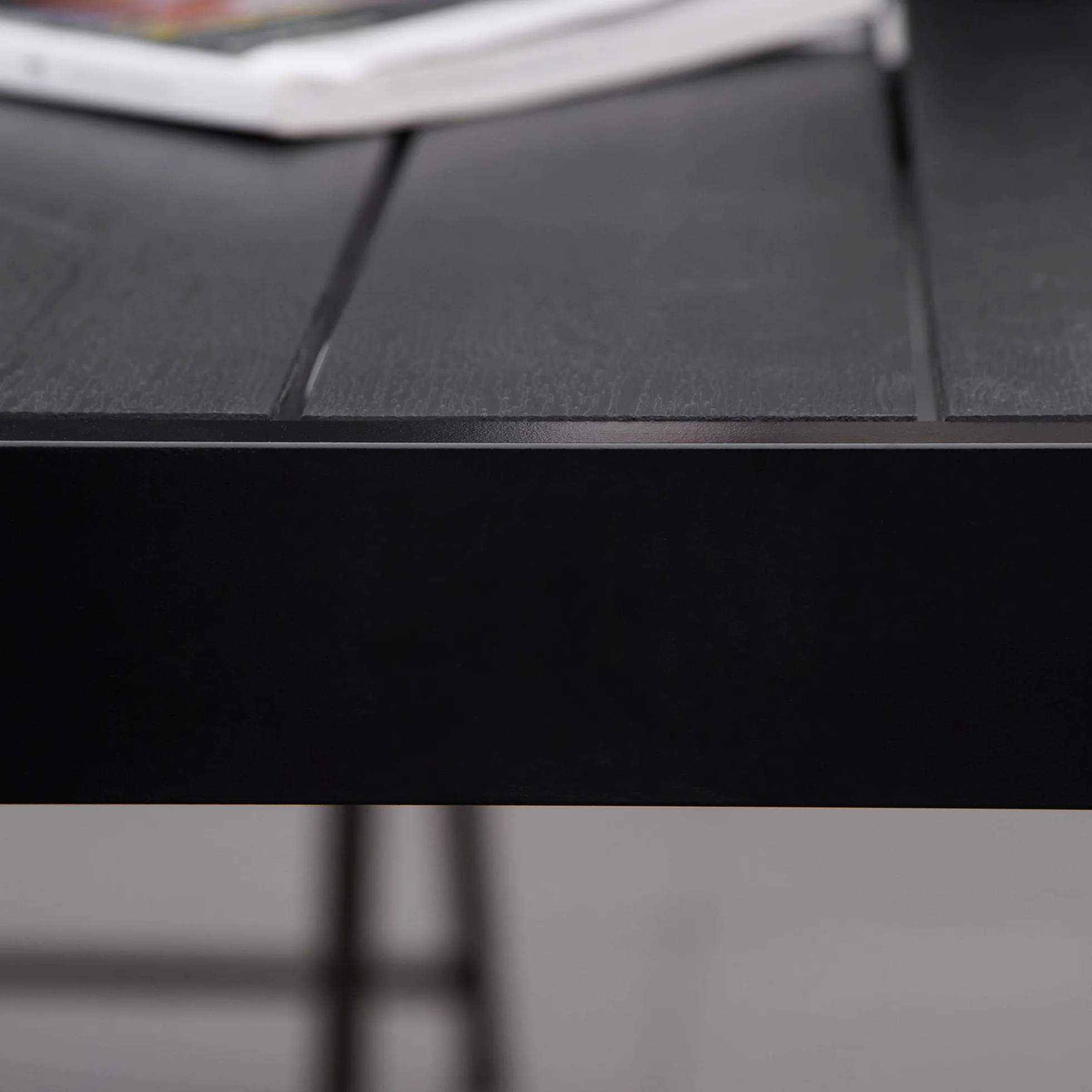 Outsunny Table à Manger de Jardin pour 8 Personnes, Aluminium, 190 x 90 x 74 cm, Noir