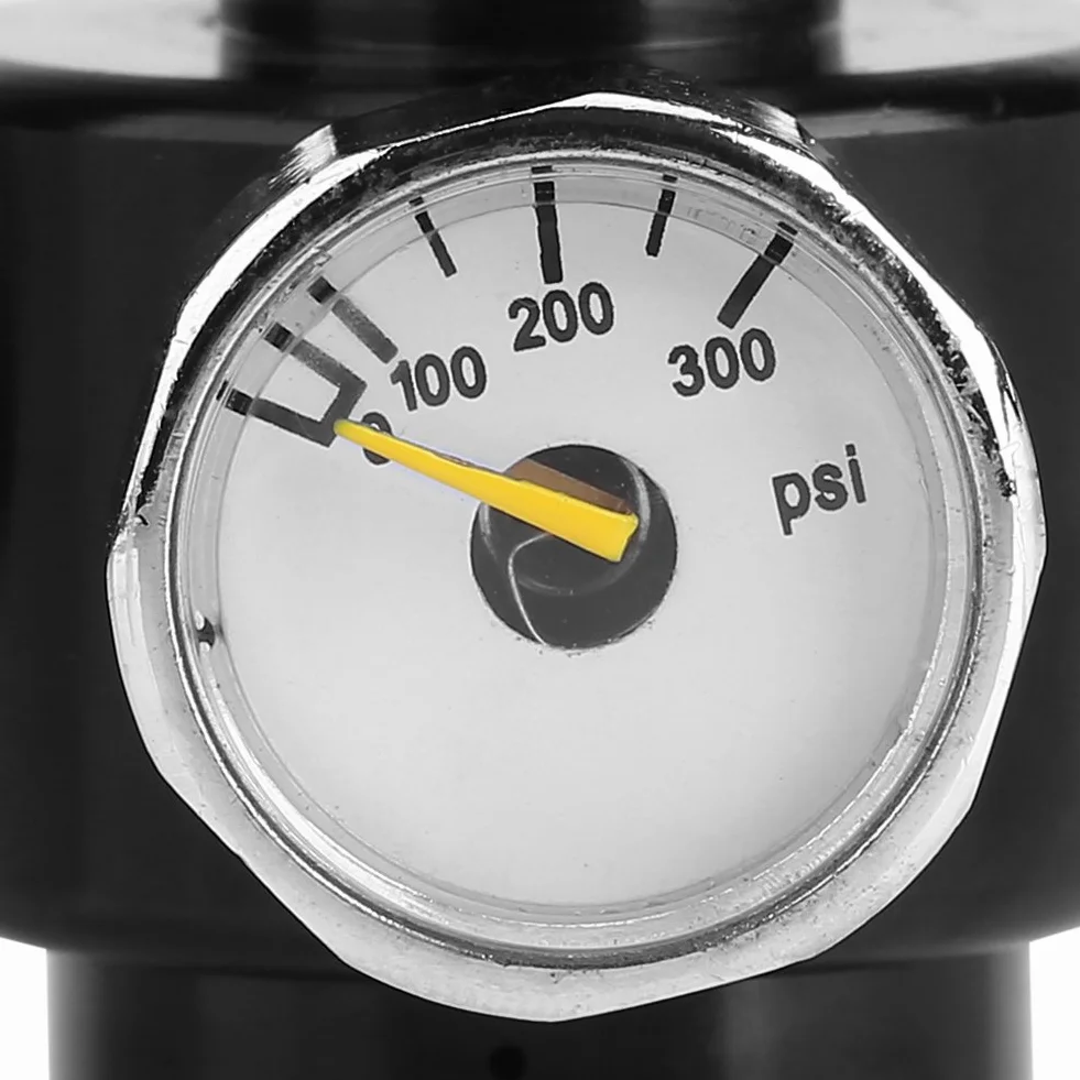 Fdit Mini régulateur de pression de CO2 en alliage d'acier Co2 & Compress, régulateur de pression d'air, sortie réducteur de pression, régulateur de gaz 0-300 psi