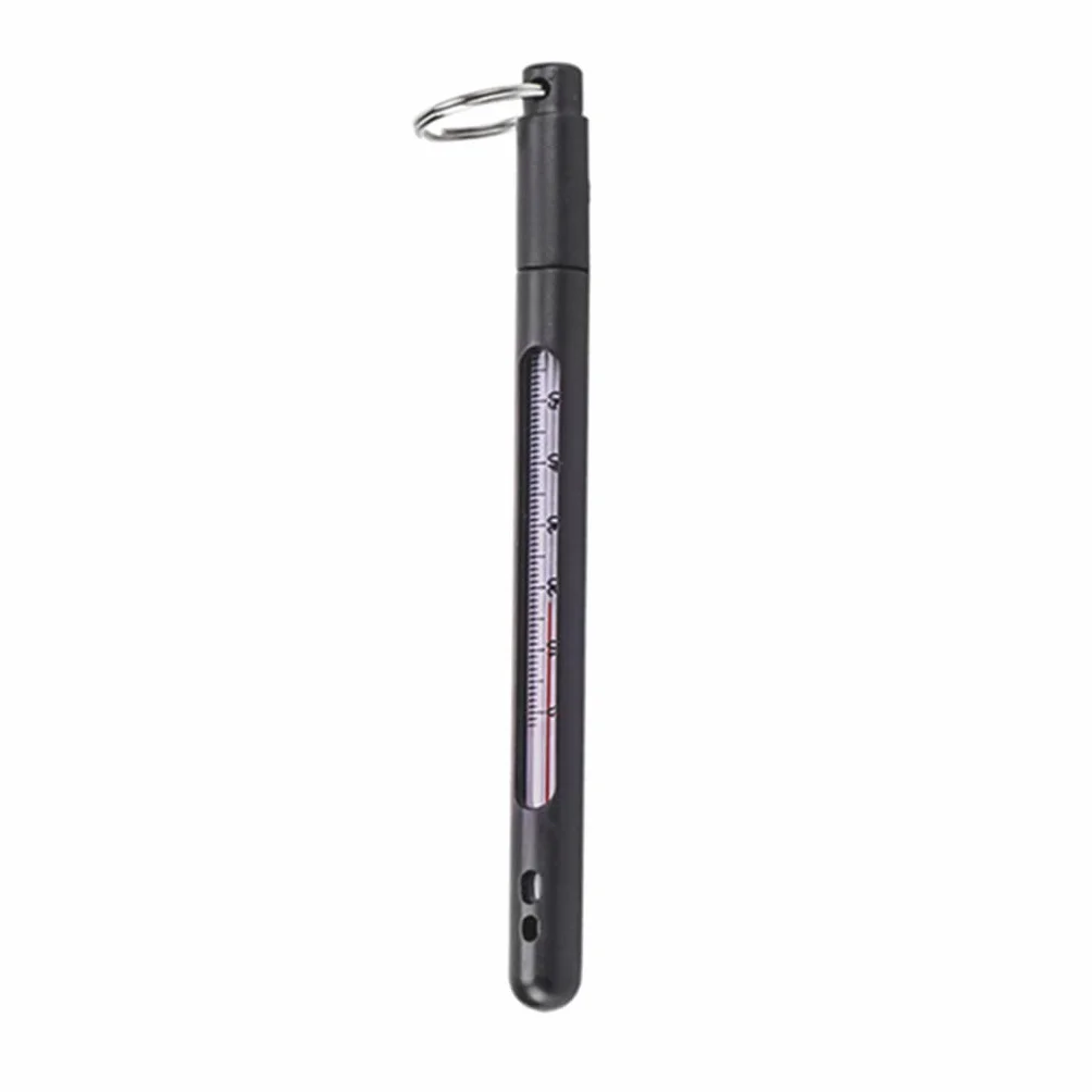 Thermomètre de pêche extérieur en métal pour la pêche à la mouche avec accessoires de pêche en rivière