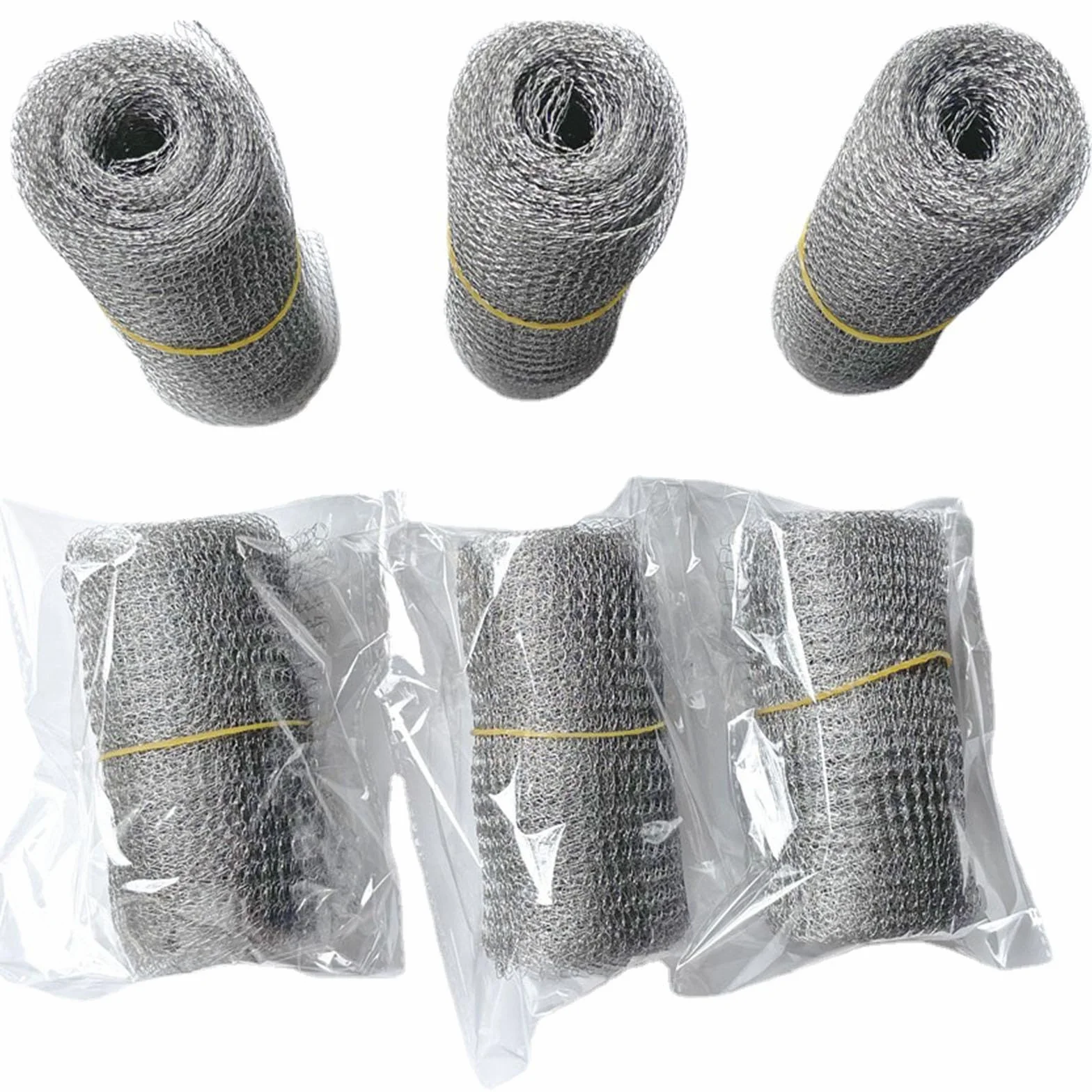 Paniers en treillis métallique réutilisables pour racines, Gris, 12.7 x 300 cm
